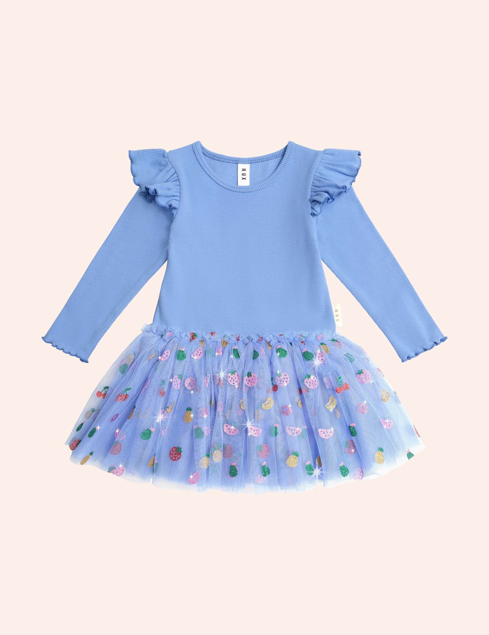 Fruit Salad Tulle Dress DRESS Huxbaby