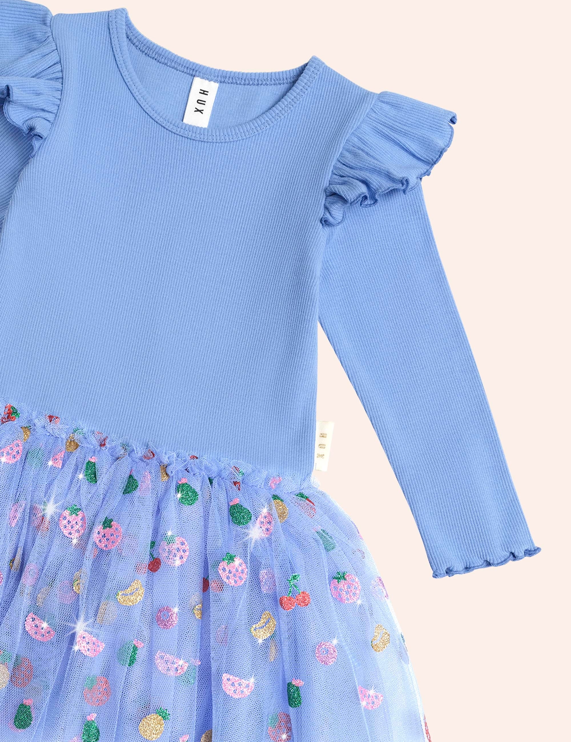 Fruit Salad Tulle Dress DRESS Huxbaby