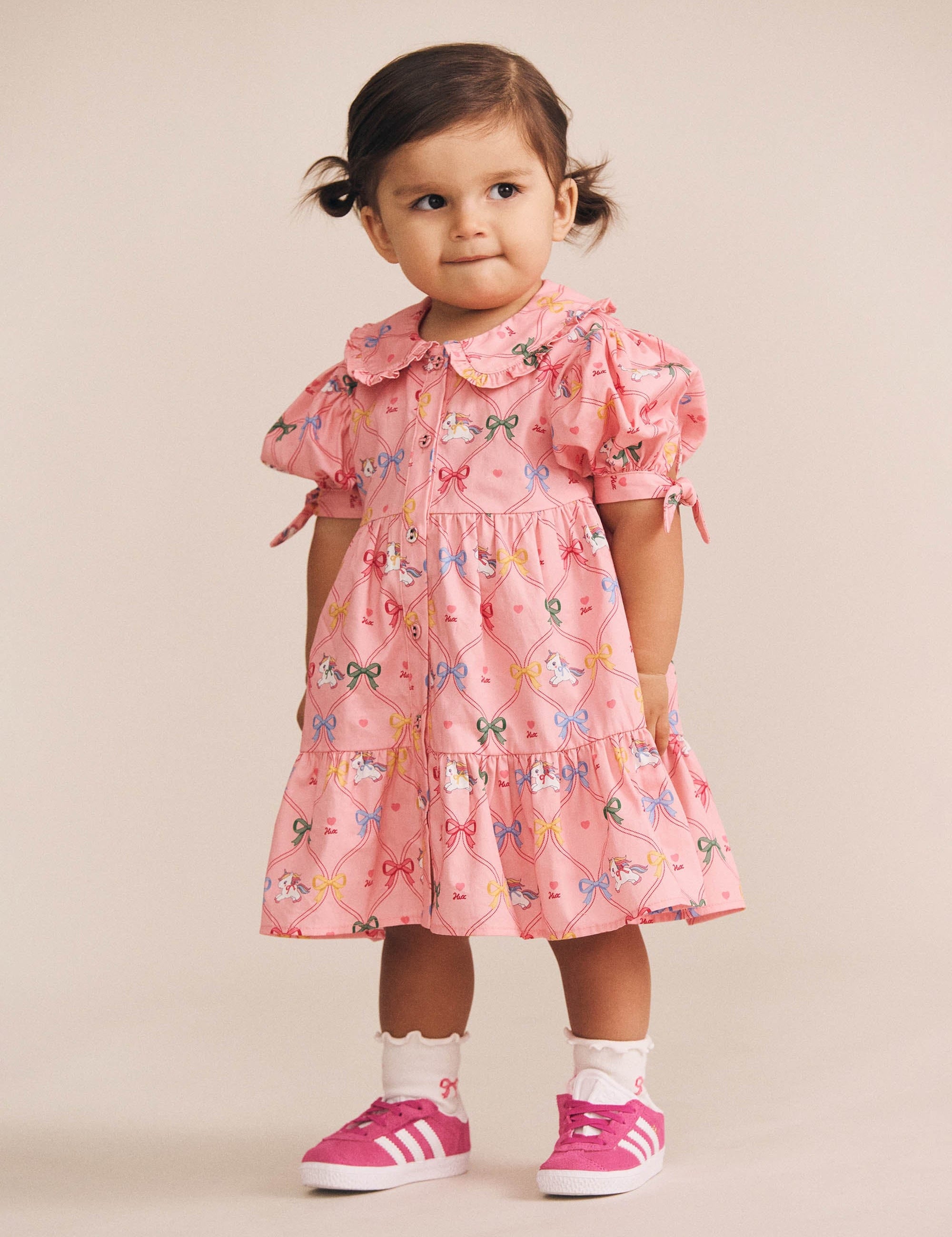 Unicorn Bow Puff Dress DRESS Huxbaby