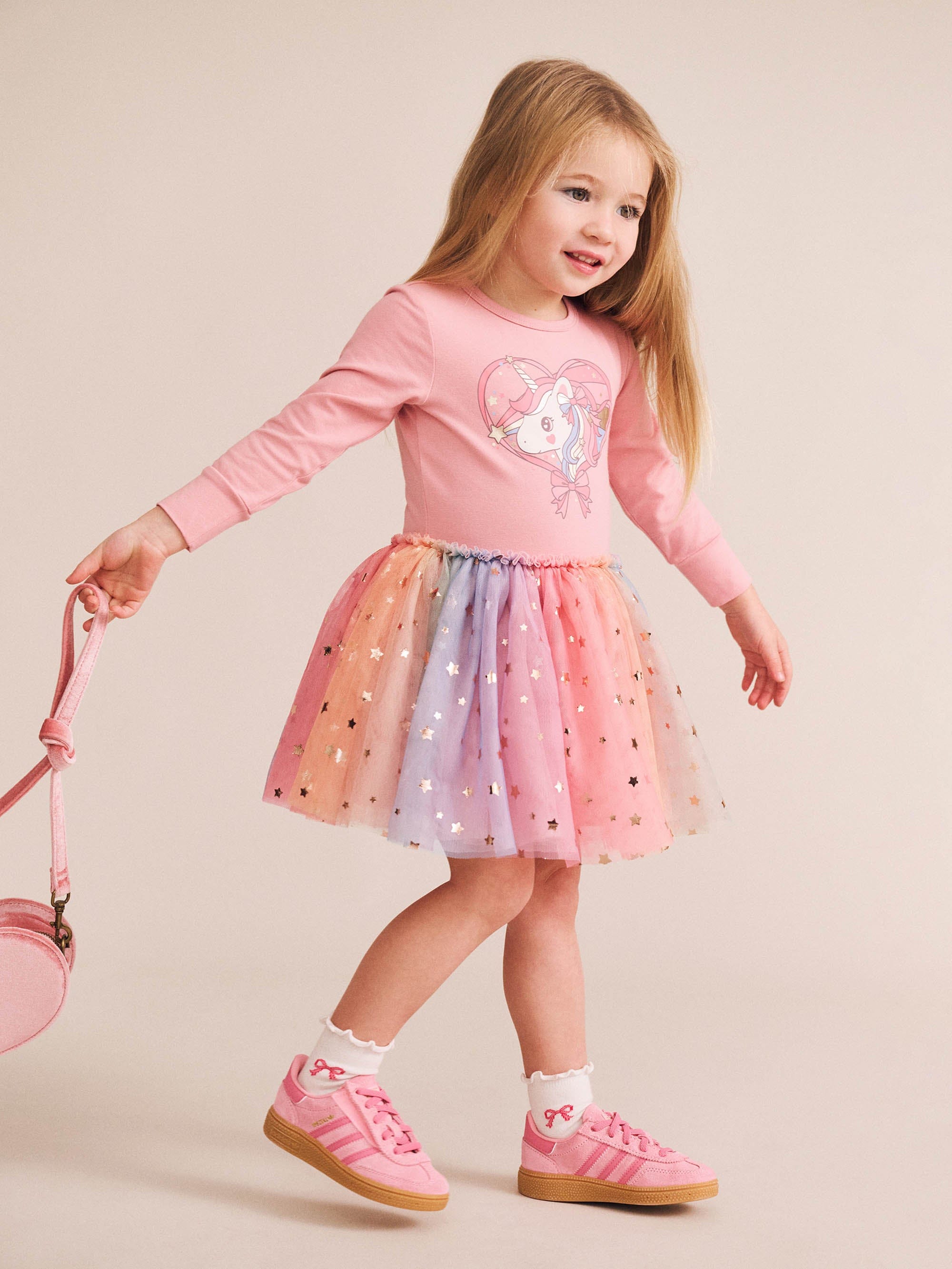 Whimsical Unicorn Tulle Ballet Dress DRESS Huxbaby