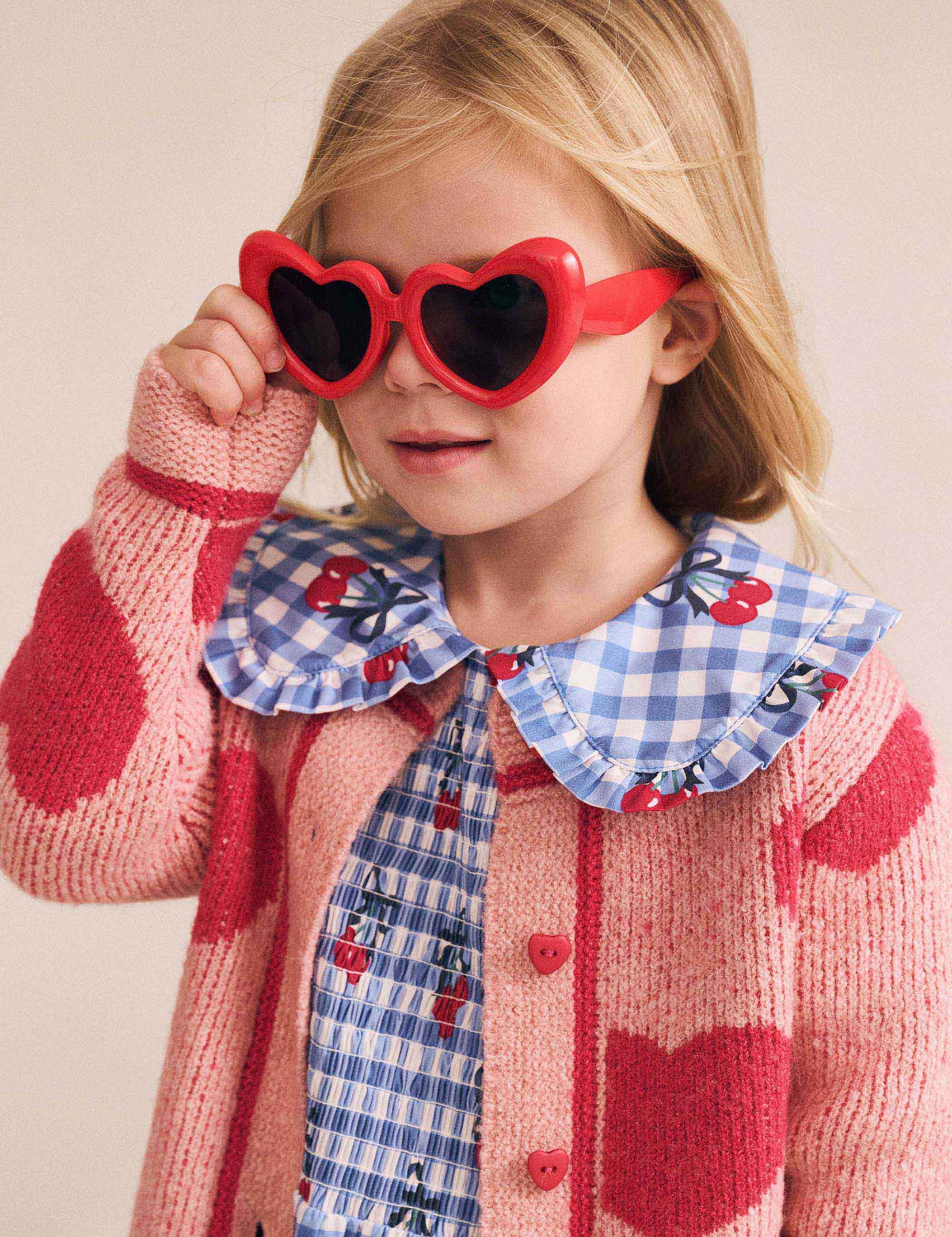 Heart Tipped Cardi KNIT CARDI Huxbaby