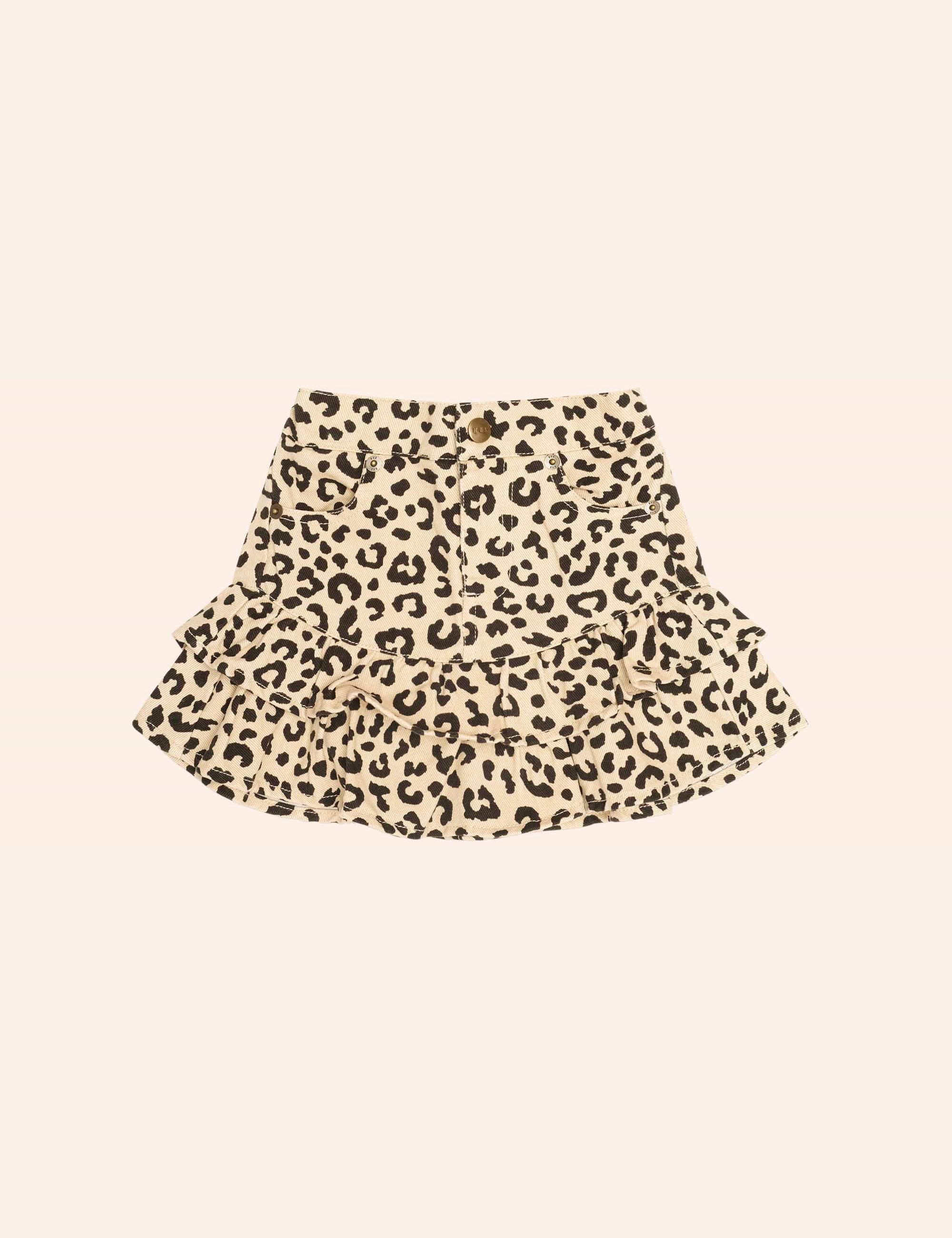 Leopard Frill Skirt SKIRT Huxbaby Shopify