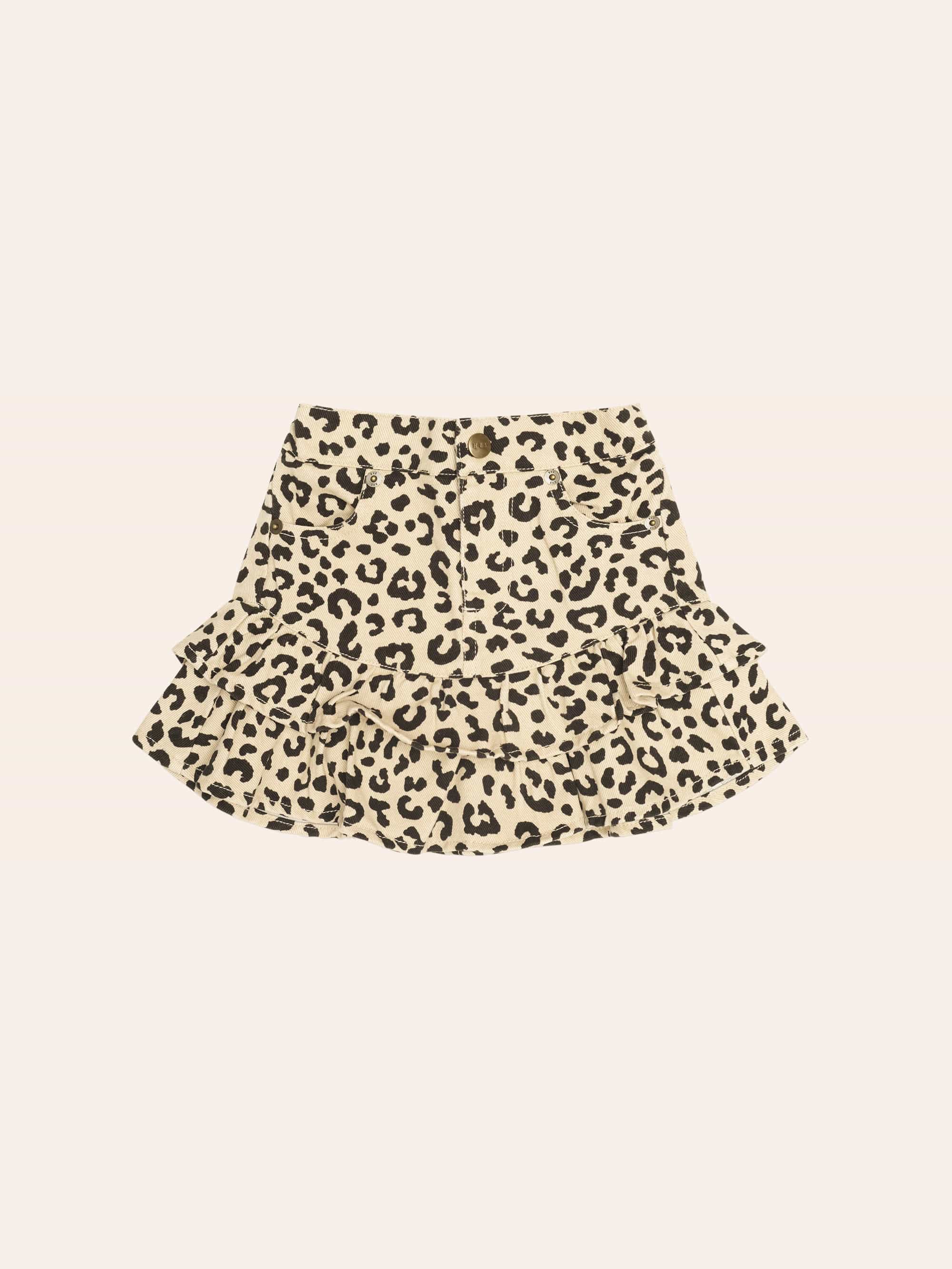 Leopard Frill Skirt SKIRT Huxbaby Shopify