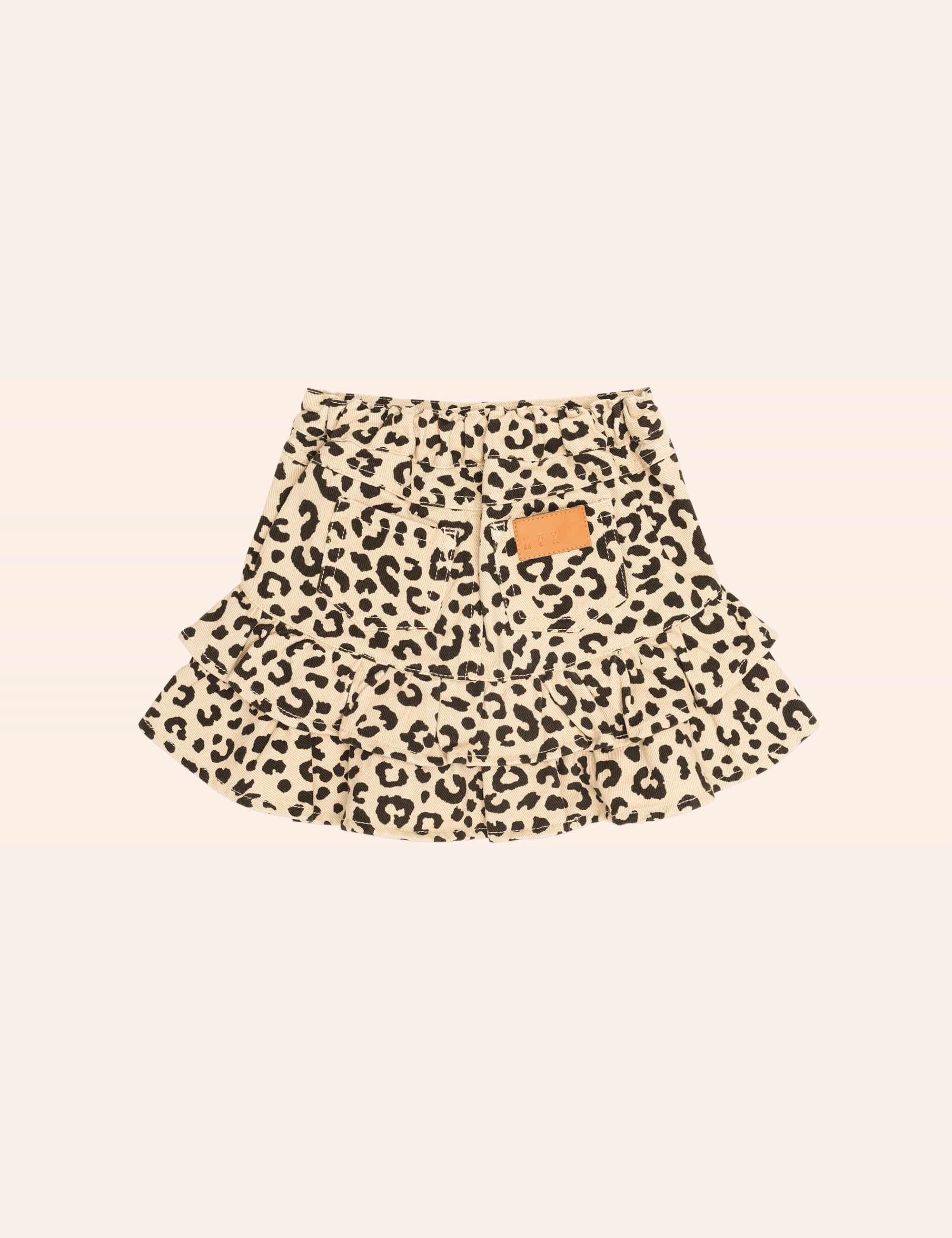 Leopard Frill Skirt SKIRT Huxbaby Shopify