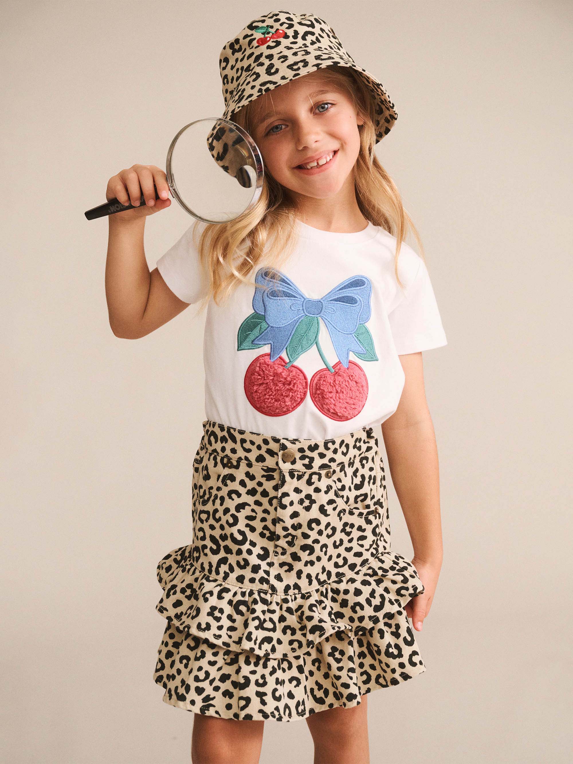 Leopard Frill Skirt SKIRT Huxbaby Shopify
