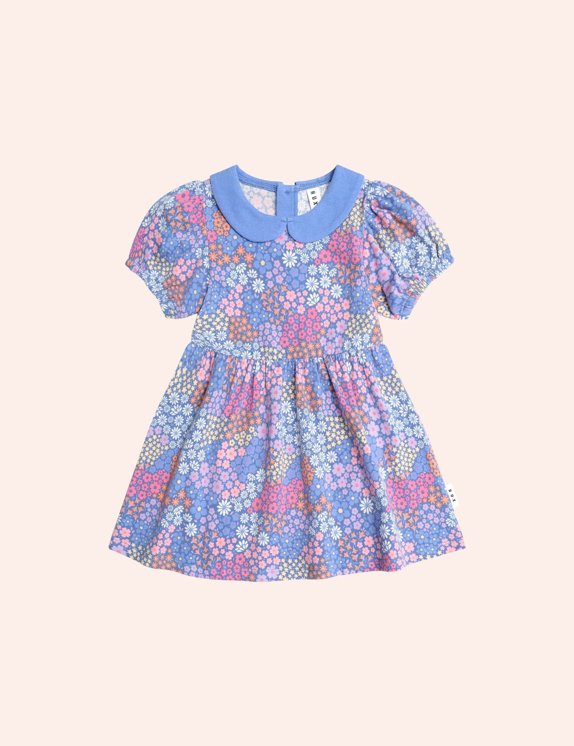 Floral Bloom Puff Sleeve Dress DRESS Huxbaby