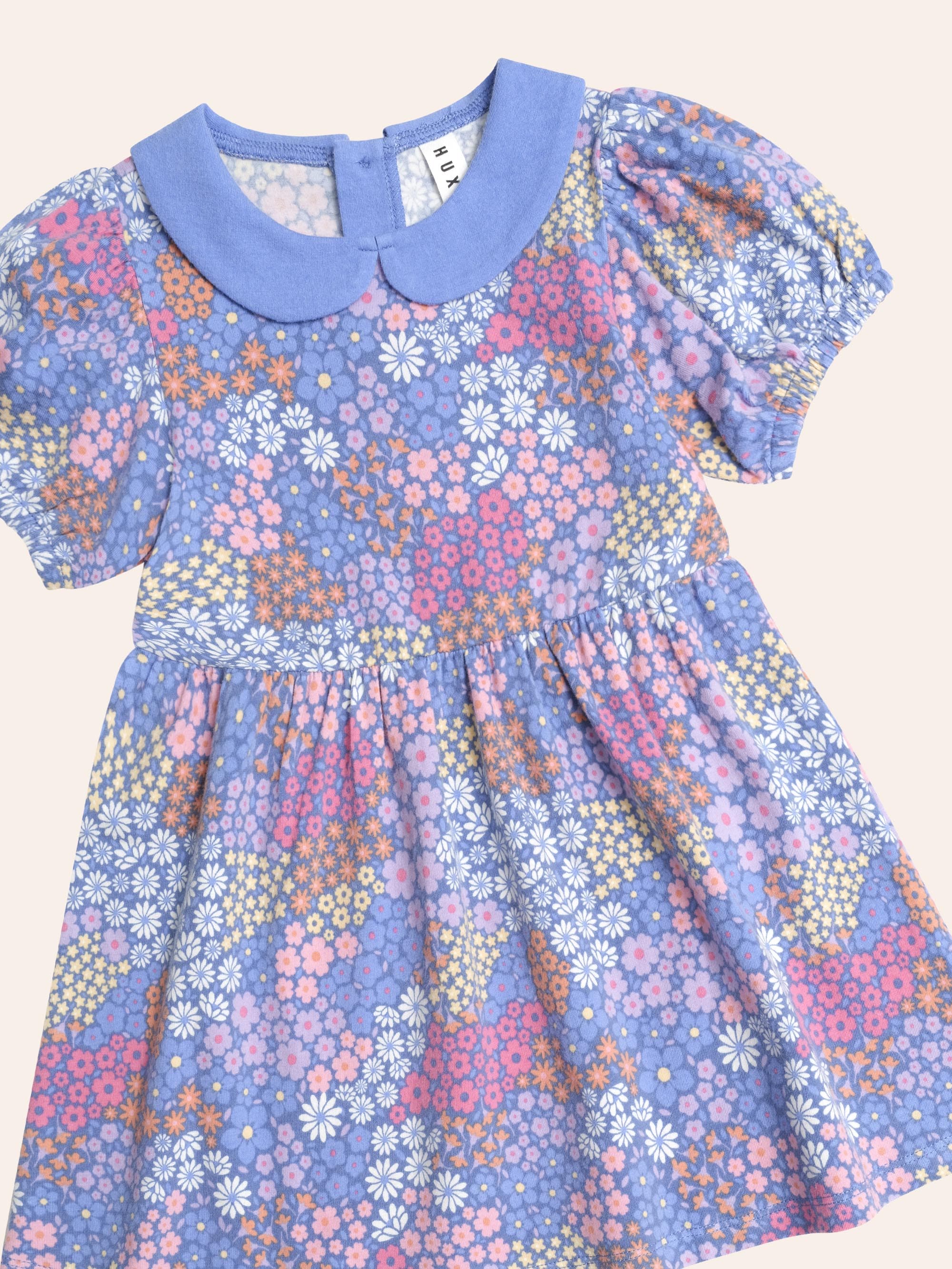 Floral Bloom Puff Sleeve Dress DRESS Huxbaby