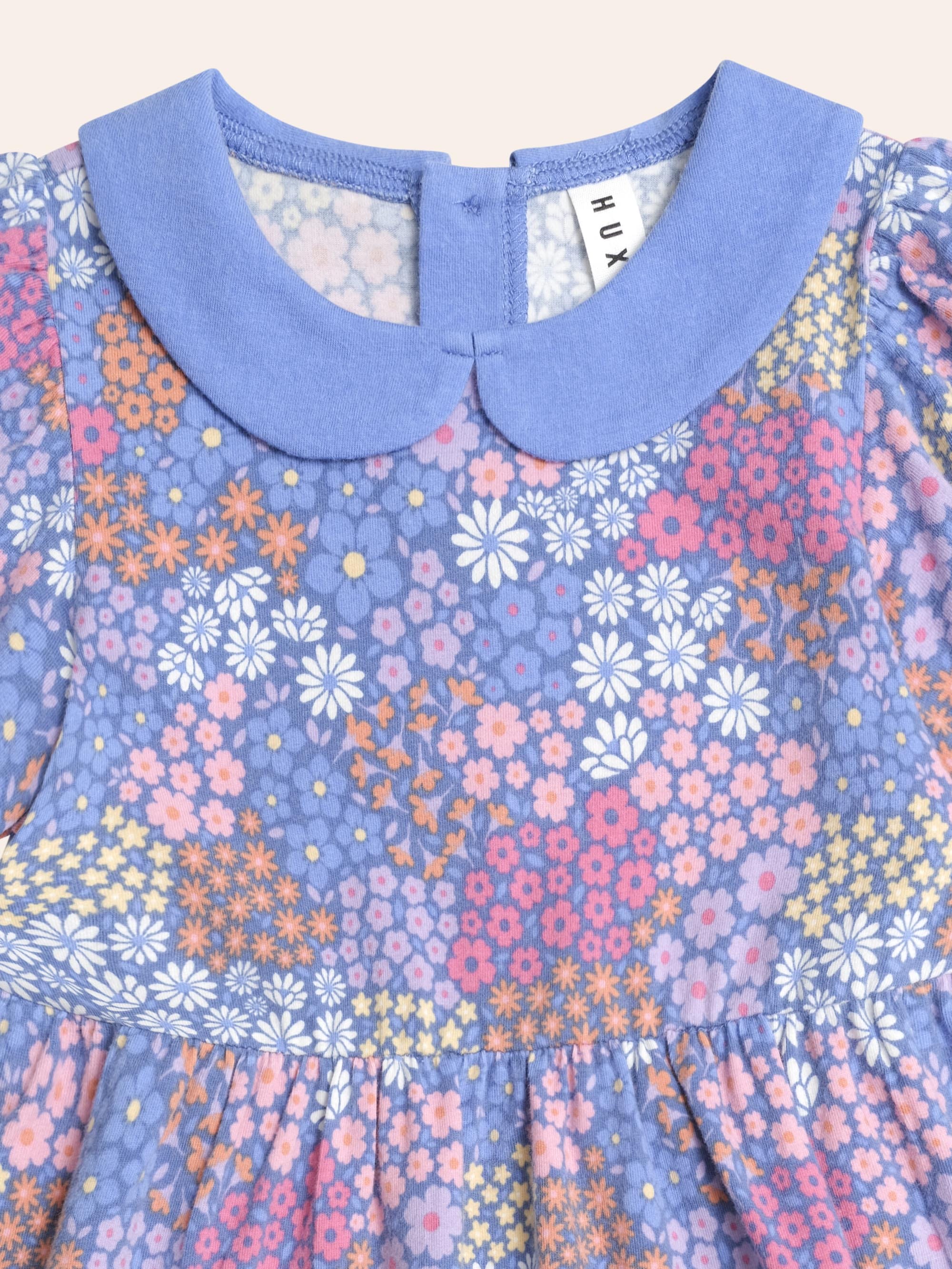 Floral Bloom Puff Sleeve Dress DRESS Huxbaby