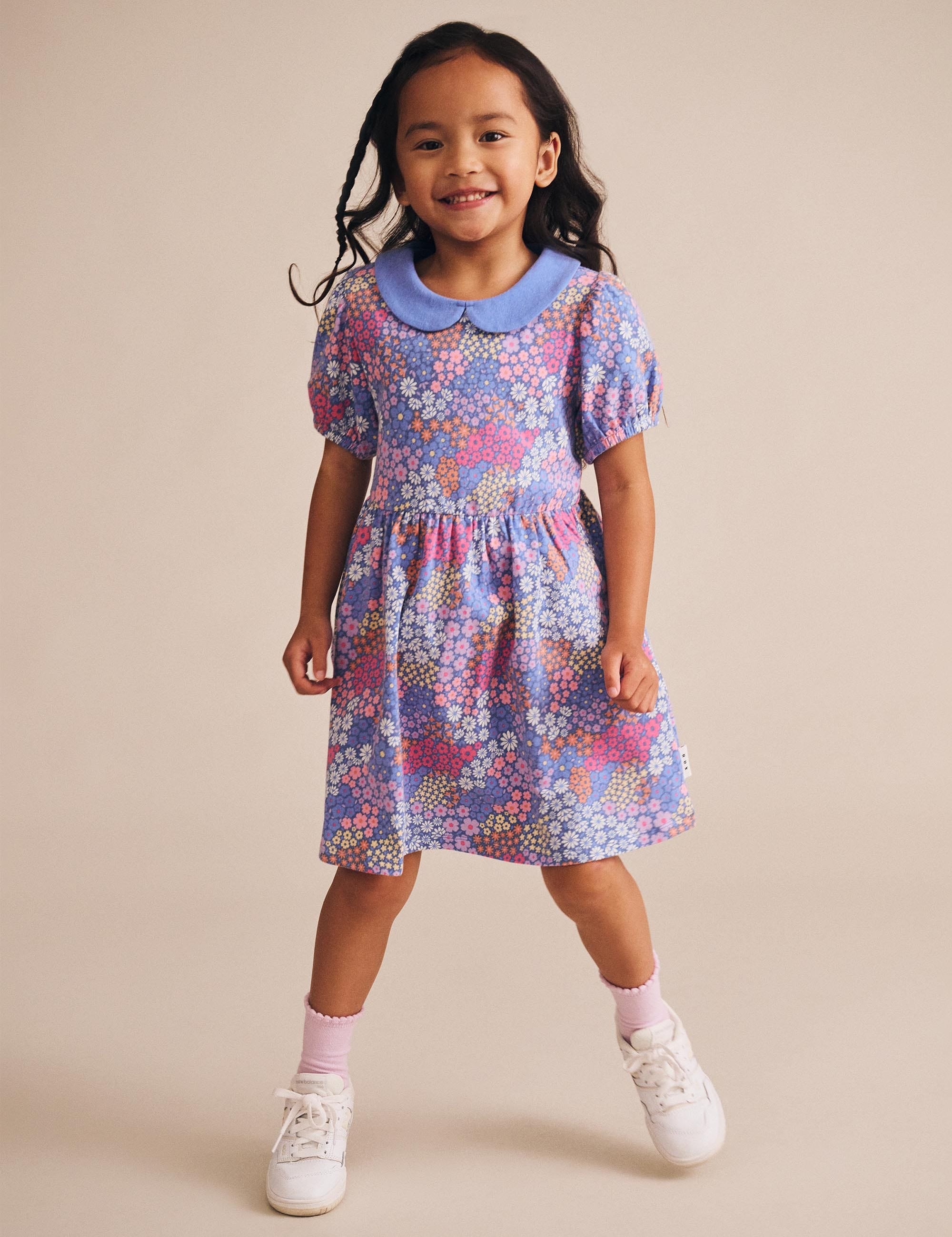 Floral Bloom Puff Sleeve Dress DRESS Huxbaby