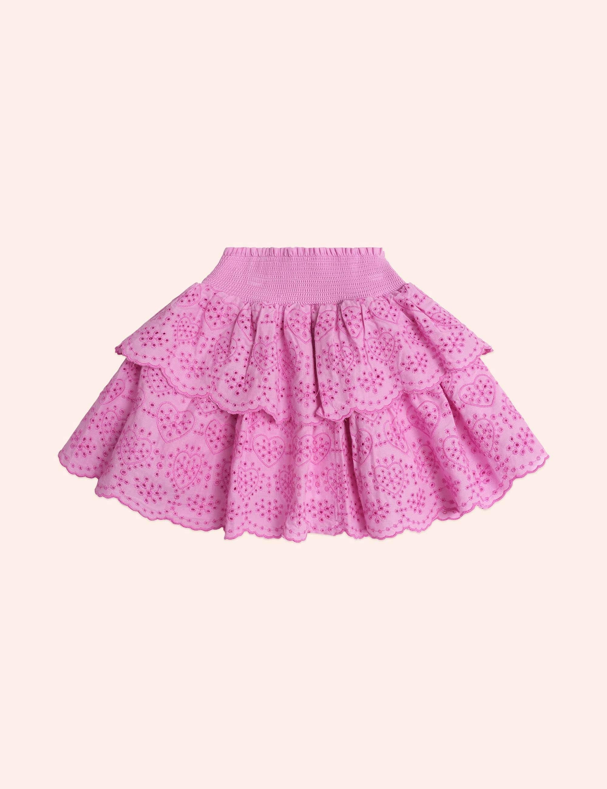 Tiered Broderie Skirt SKIRT Huxbaby