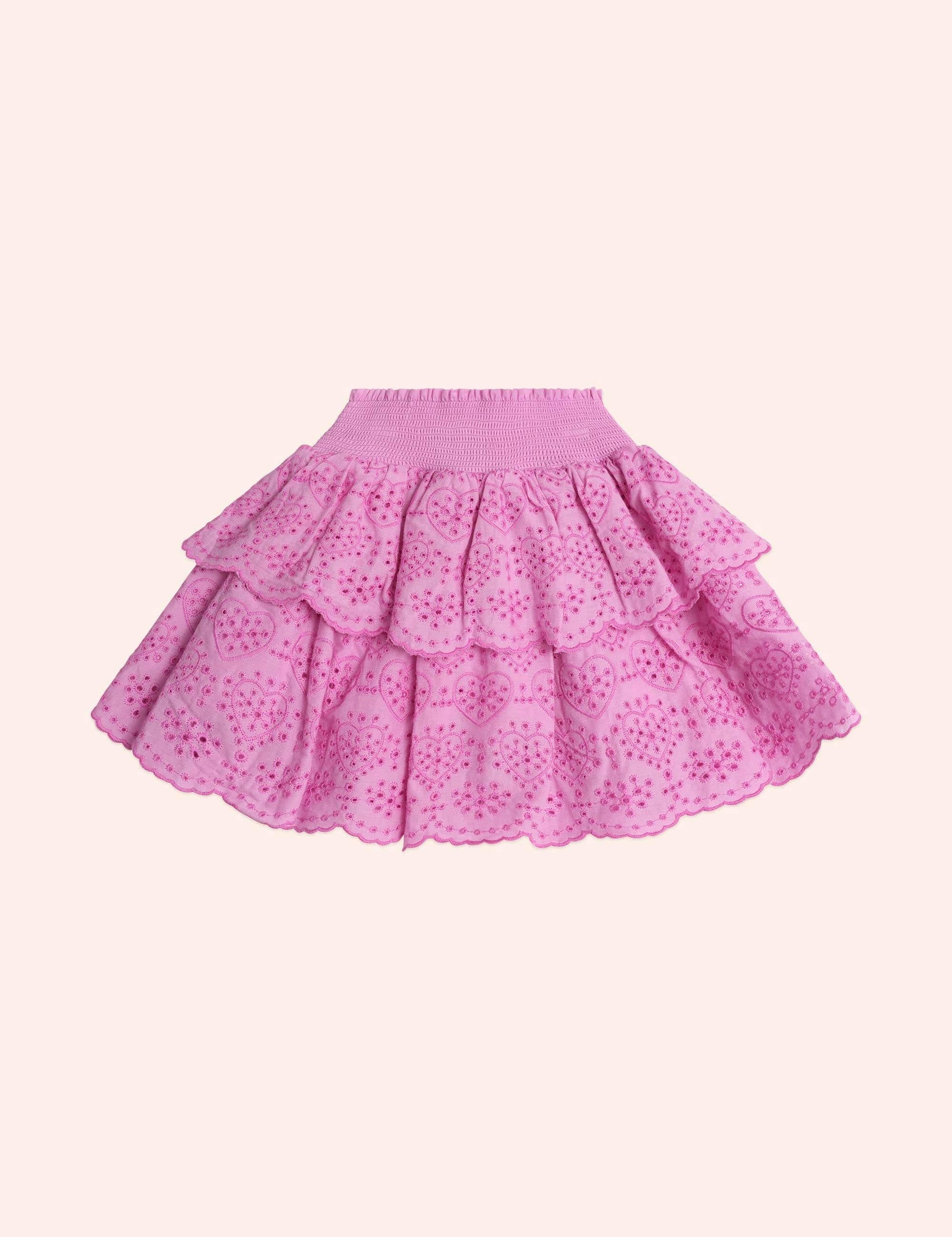 Tiered Broderie Skirt SKIRT Huxbaby