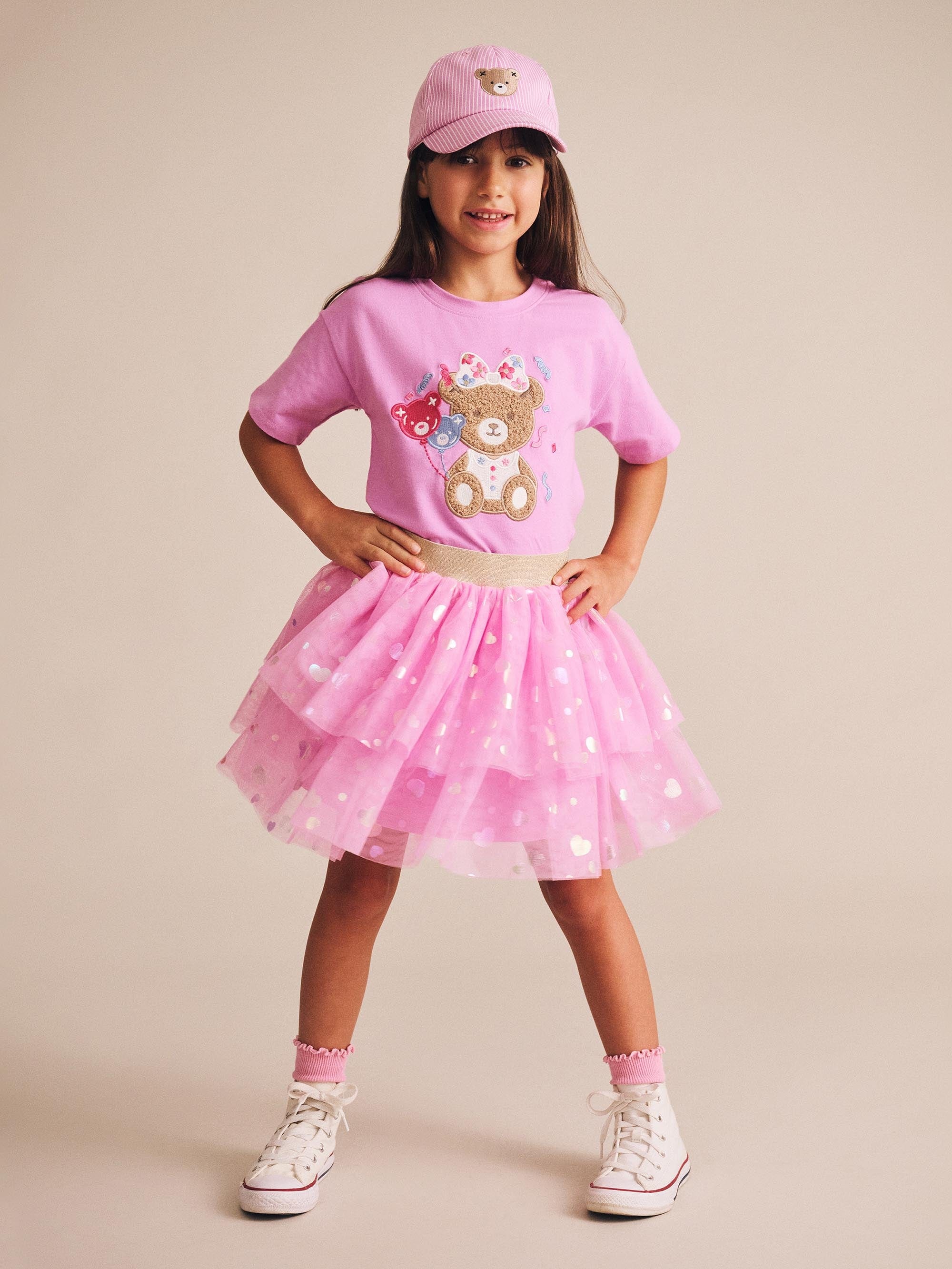 Party Hearts Tiered Tulle Skirt SKIRT Huxbaby