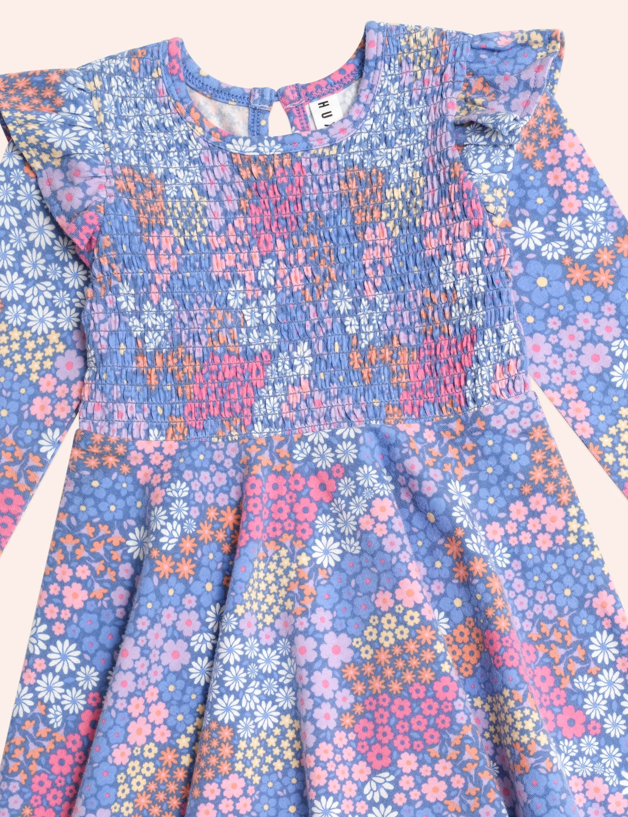 Floral Bloom Twirly Dress DRESS Huxbaby