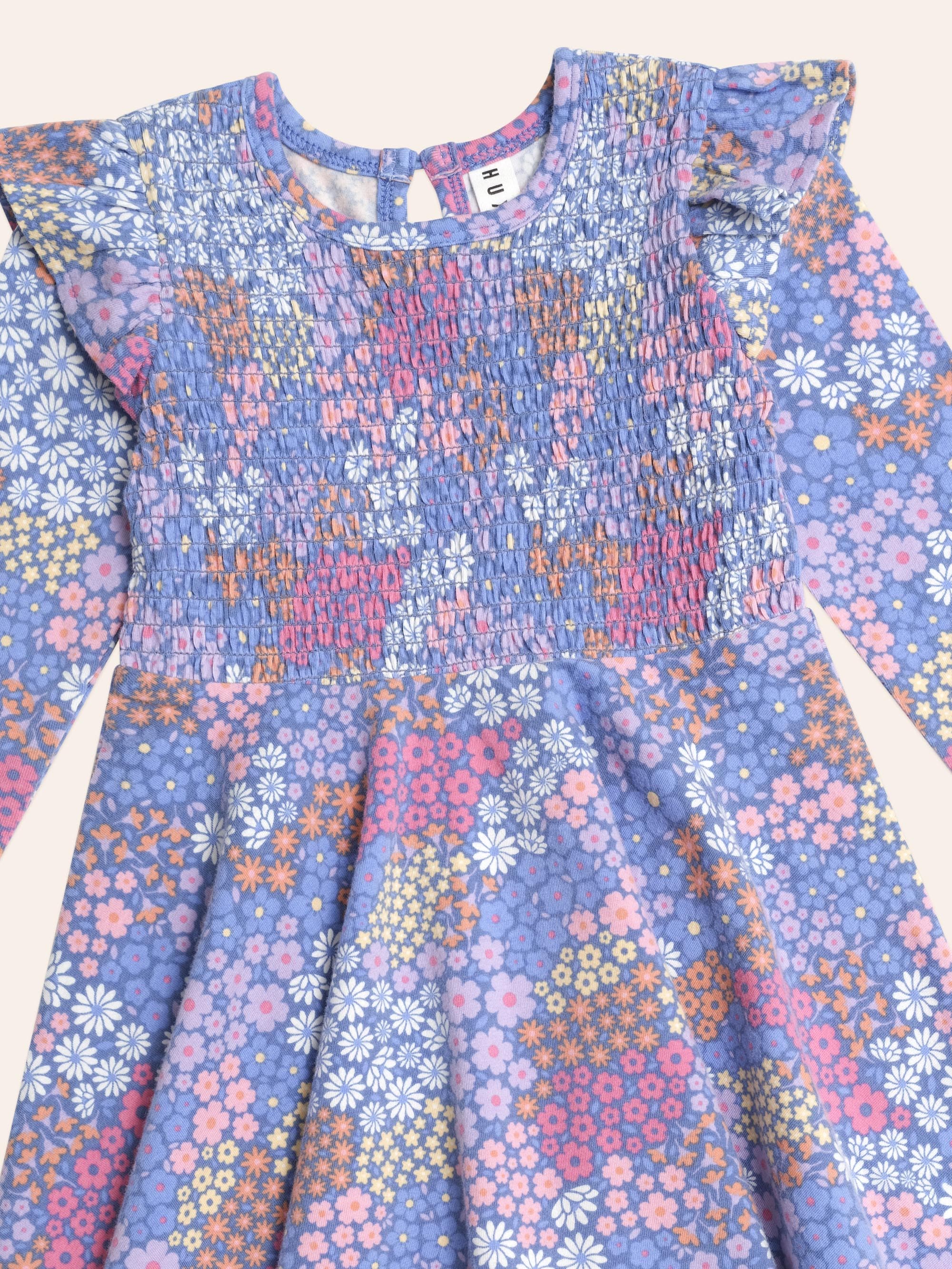 Floral Bloom Twirly Dress DRESS Huxbaby
