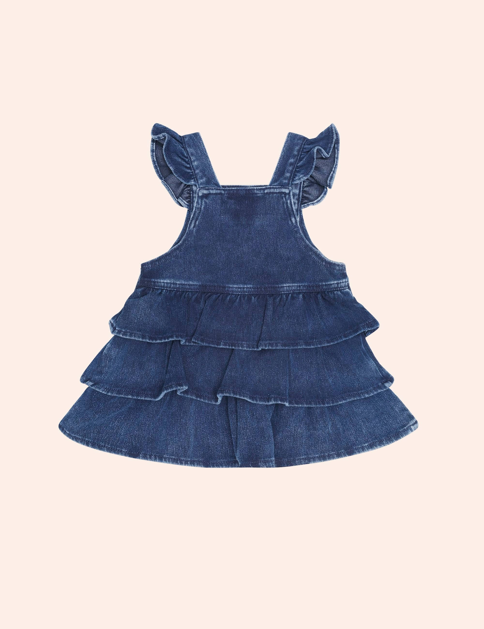 Dreamy Denim Pinafore DRESS Huxbaby Shopify