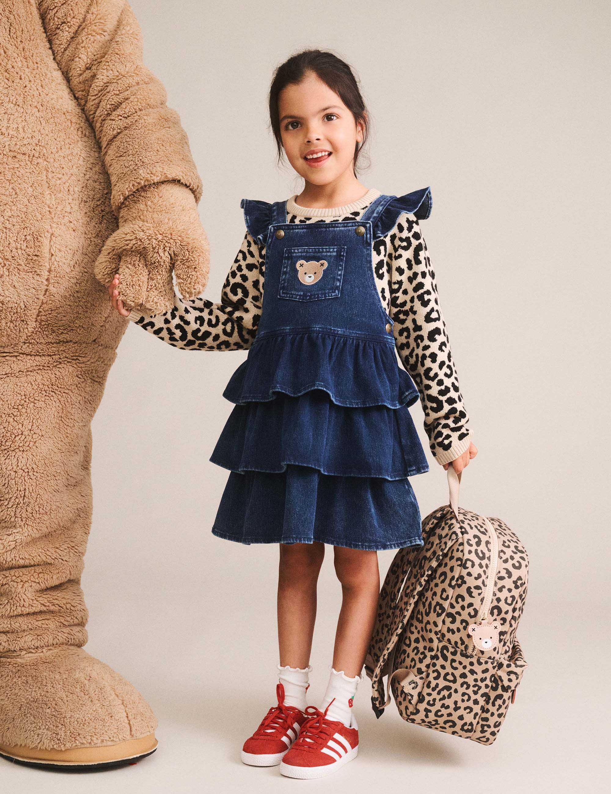 Dreamy Denim Pinafore DRESS Huxbaby Shopify