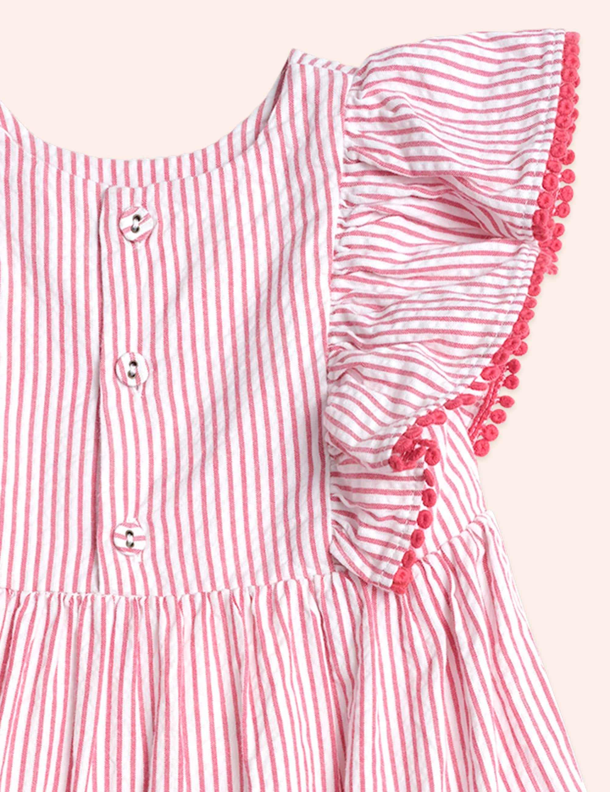 Cherry Pie Stripe Dress DRESS Huxbaby
