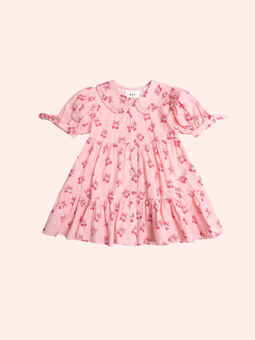 Cherry Pie Tiered Smock Dress DRESS Huxbaby