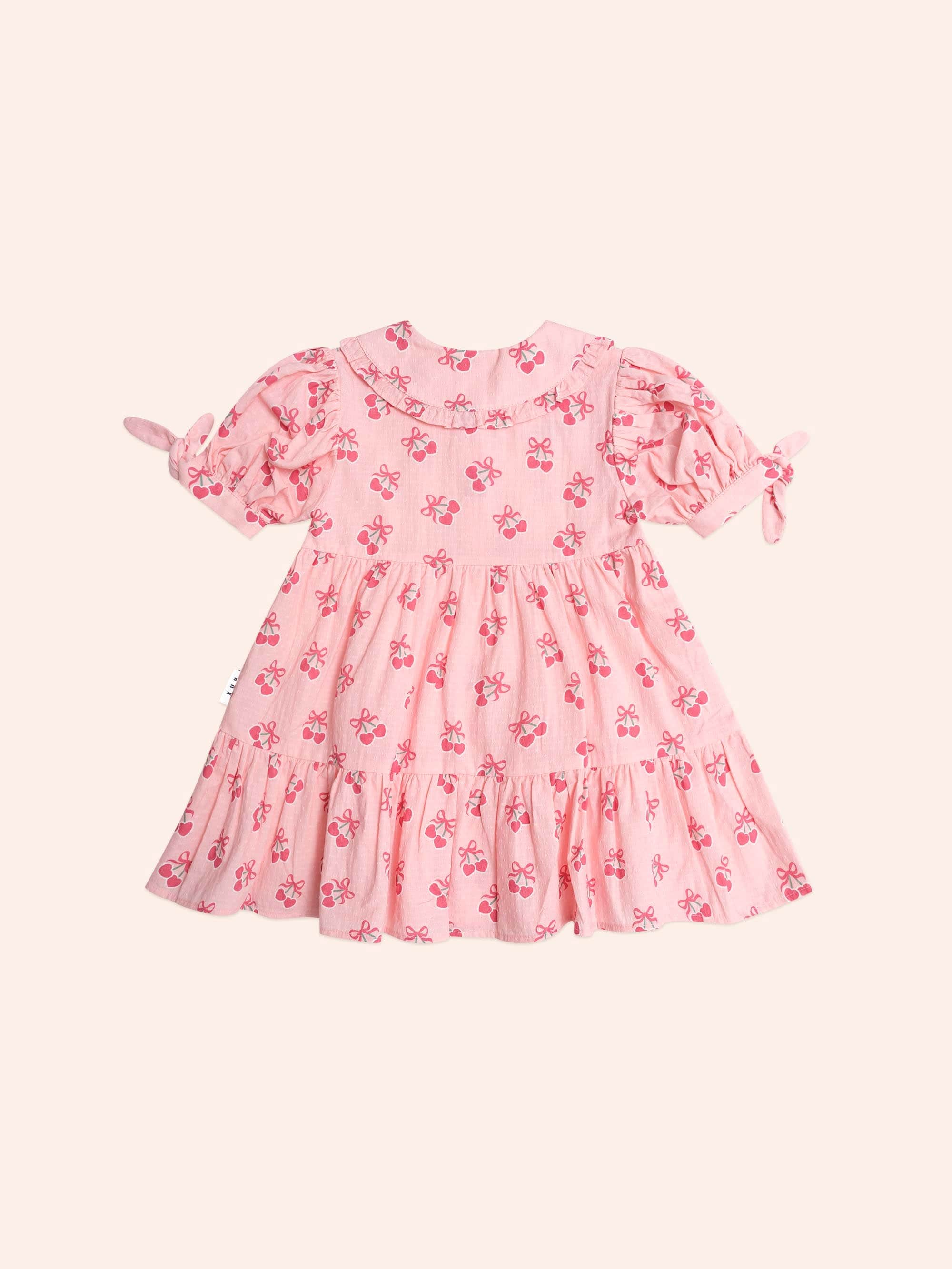 Cherry Pie Tiered Smock Dress DRESS Huxbaby