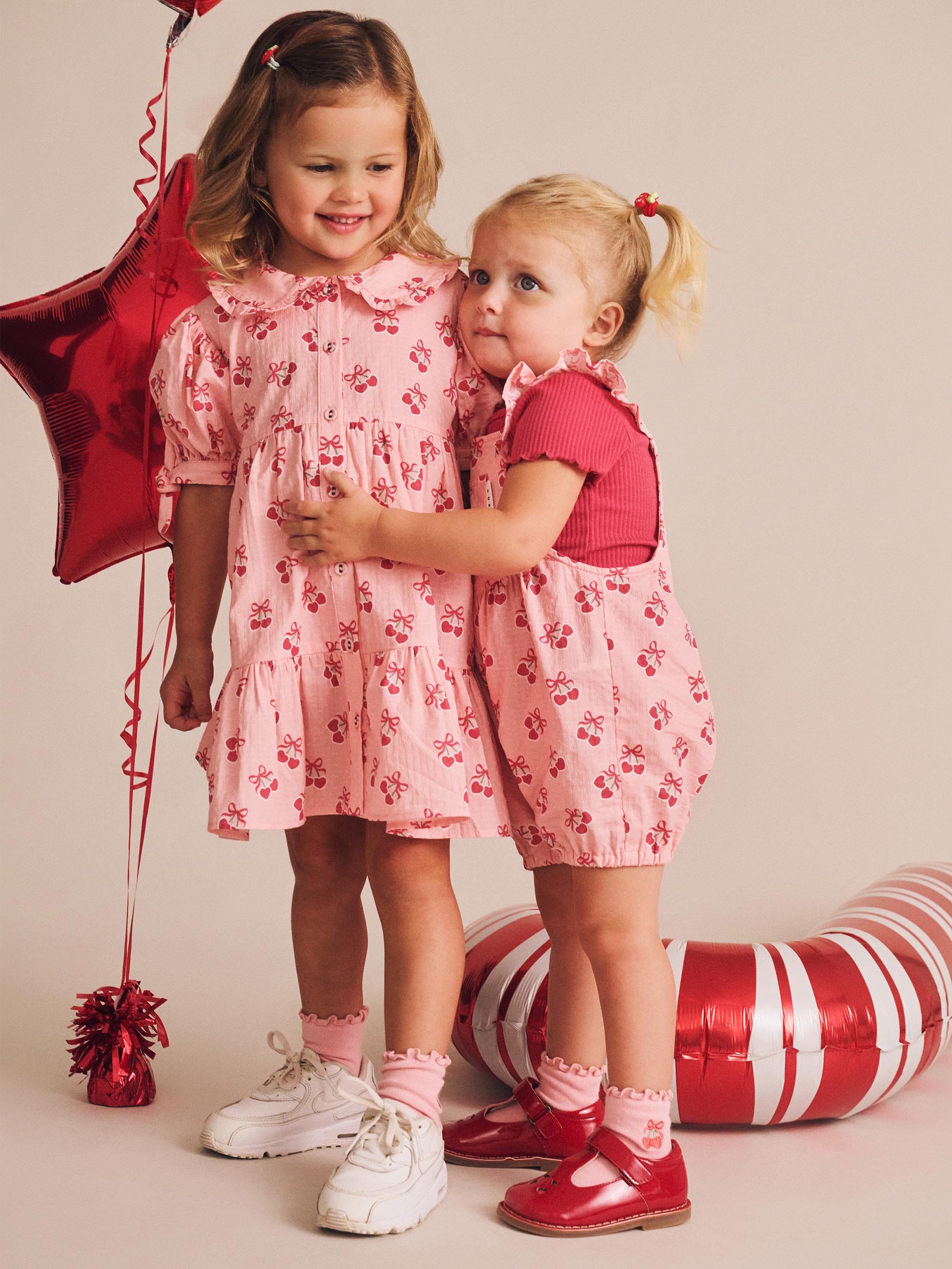 Cherry Pie Tiered Smock Dress DRESS Huxbaby
