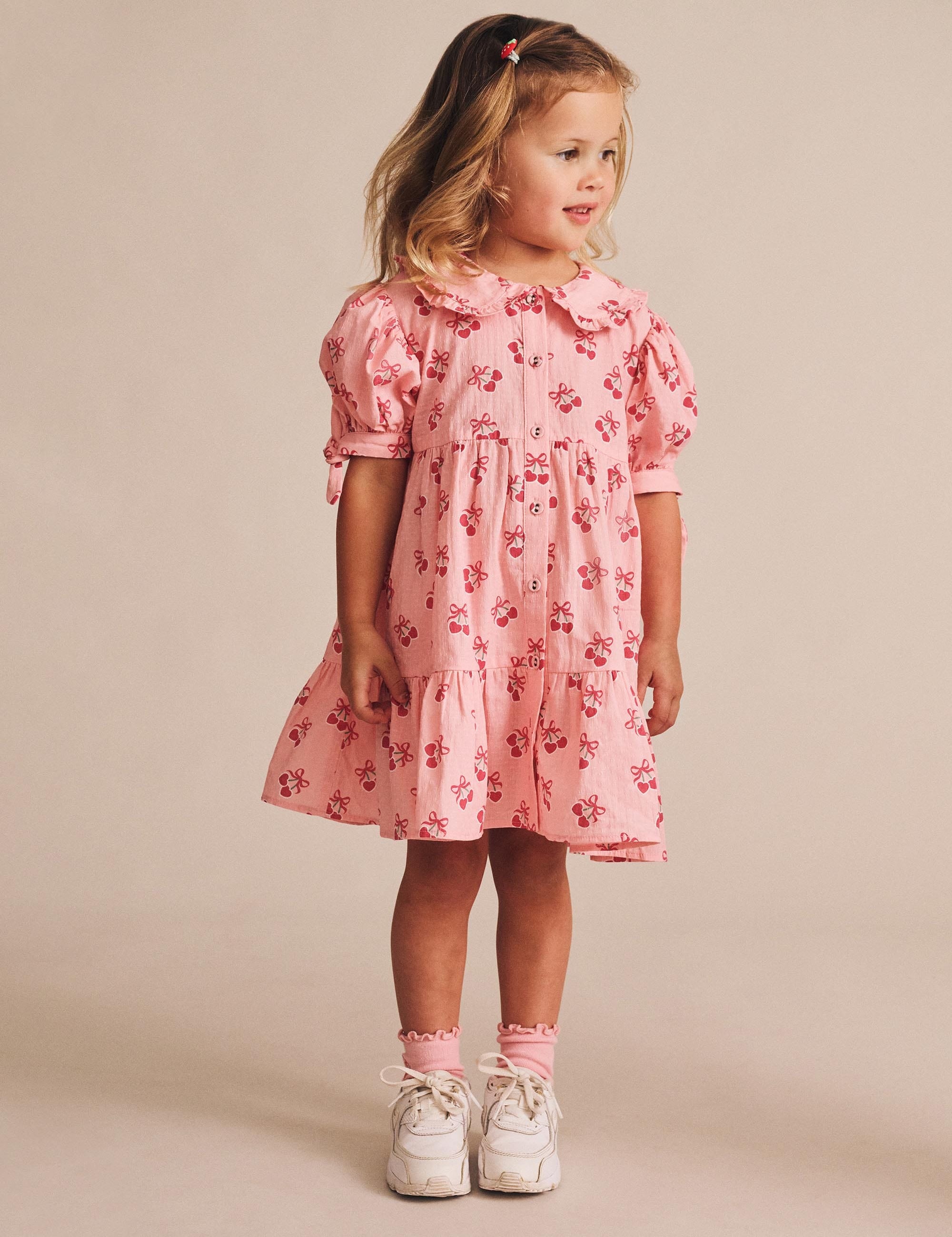 Cherry Pie Tiered Smock Dress DRESS Huxbaby