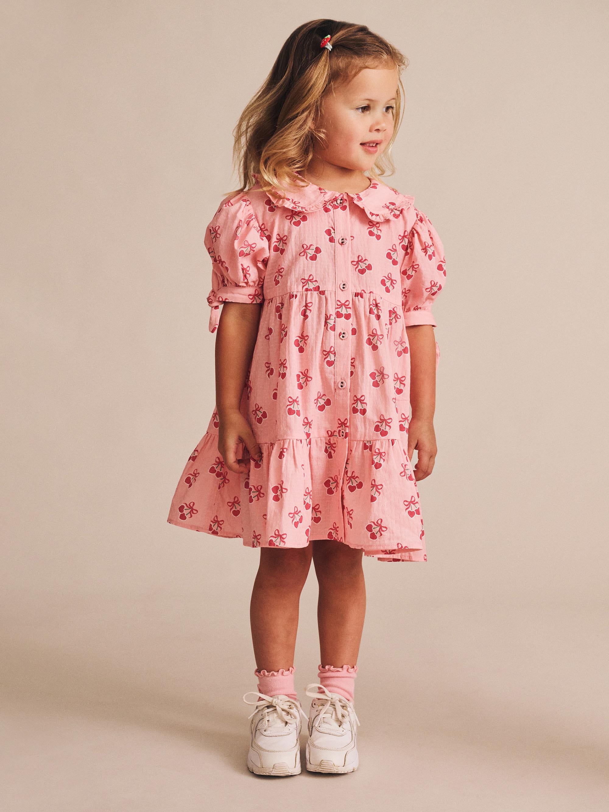 Cherry Pie Tiered Smock Dress DRESS Huxbaby