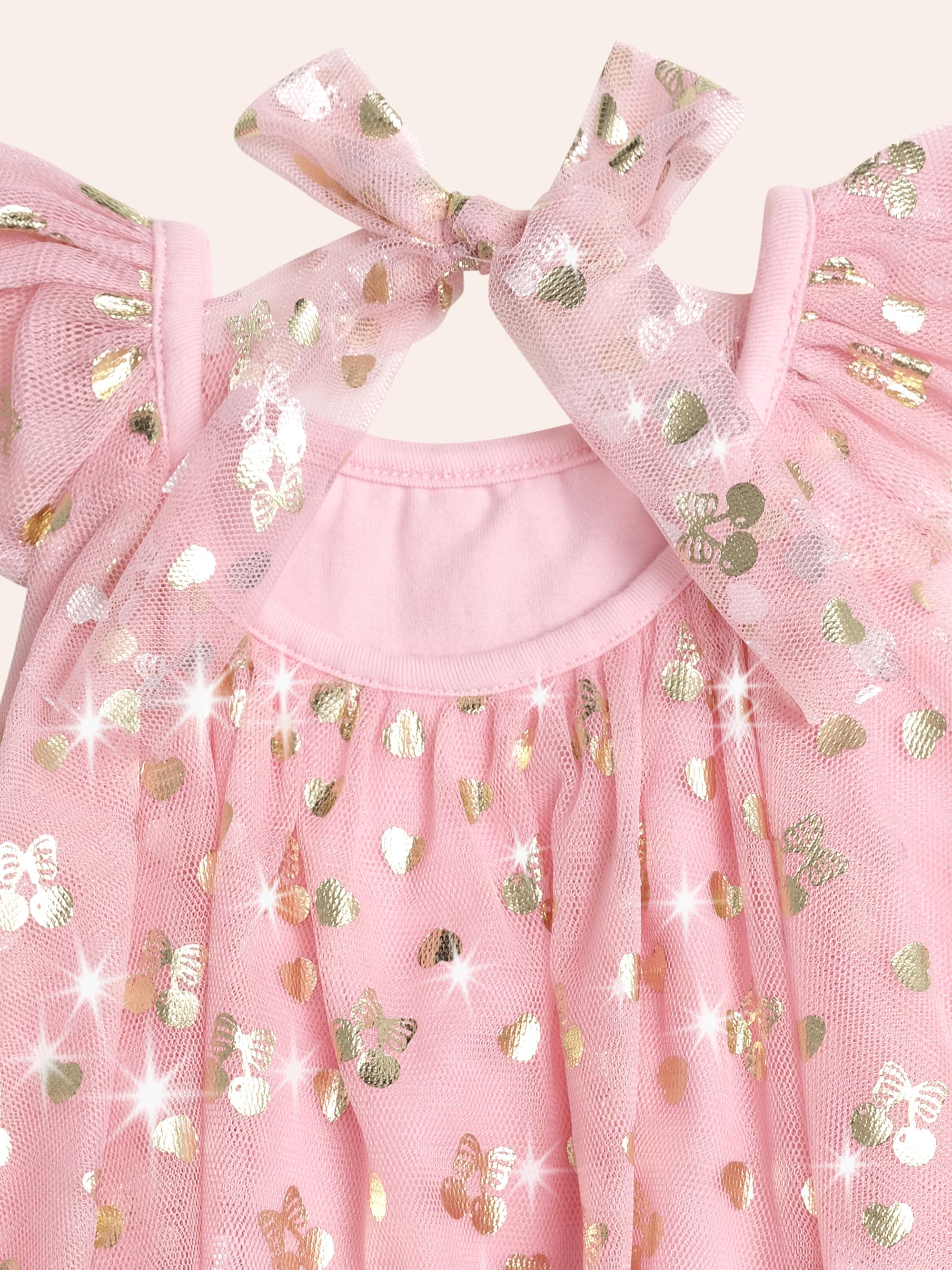 Golden Cherries Princess Tulle Dress DRESS Huxbaby