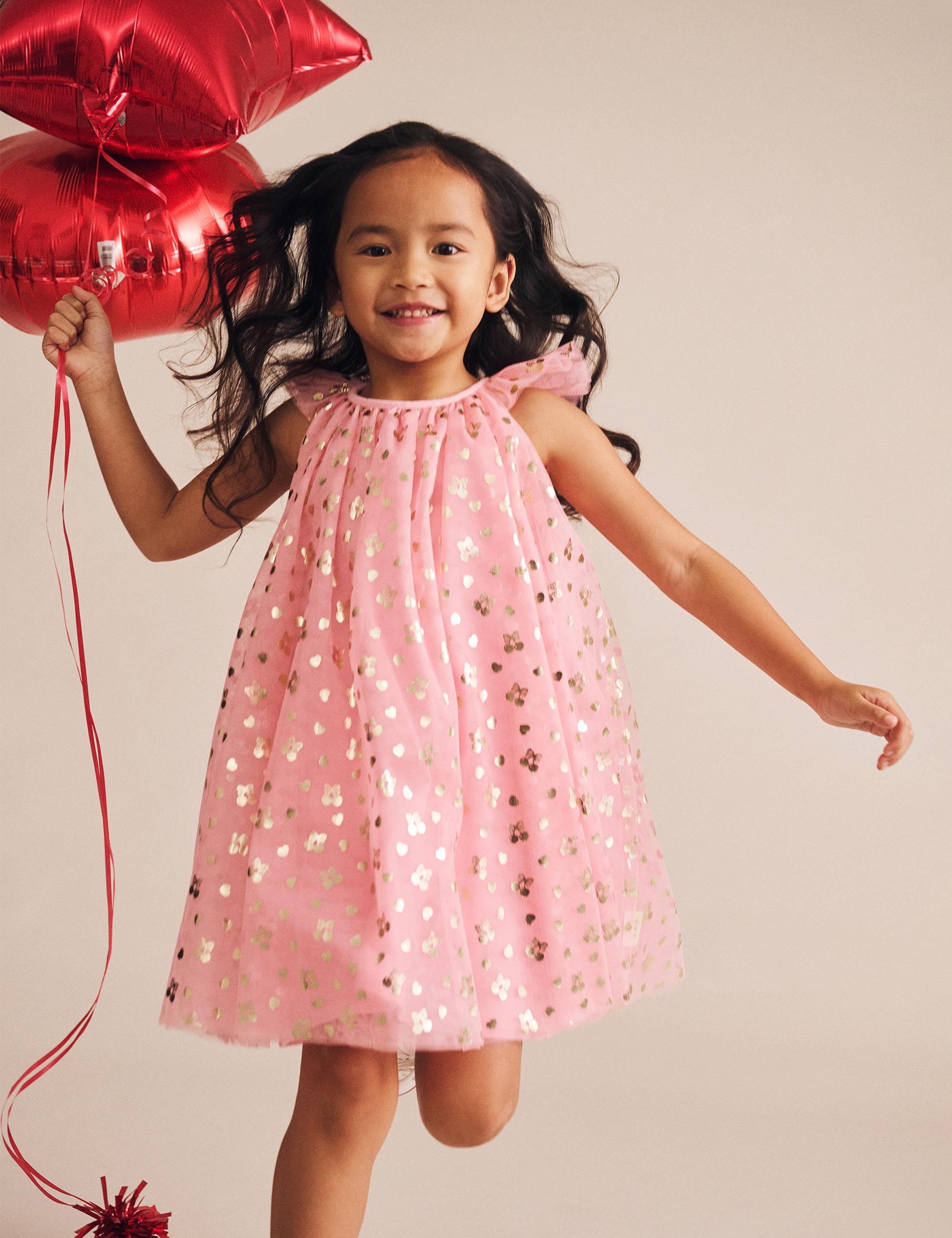 Golden Cherries Princess Tulle Dress DRESS Huxbaby