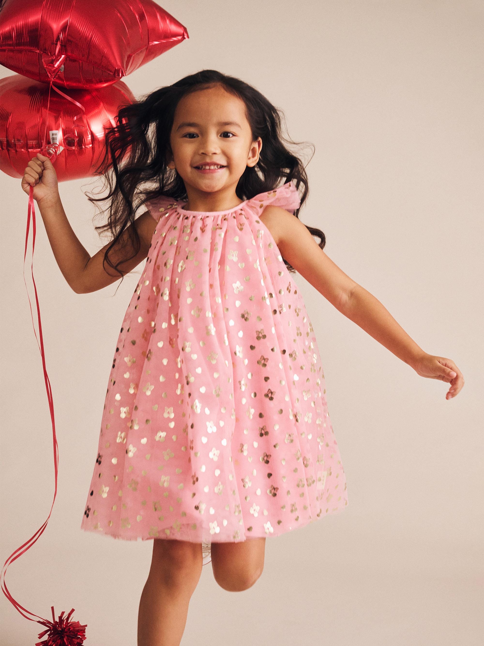 Golden Cherries Princess Tulle Dress DRESS Huxbaby