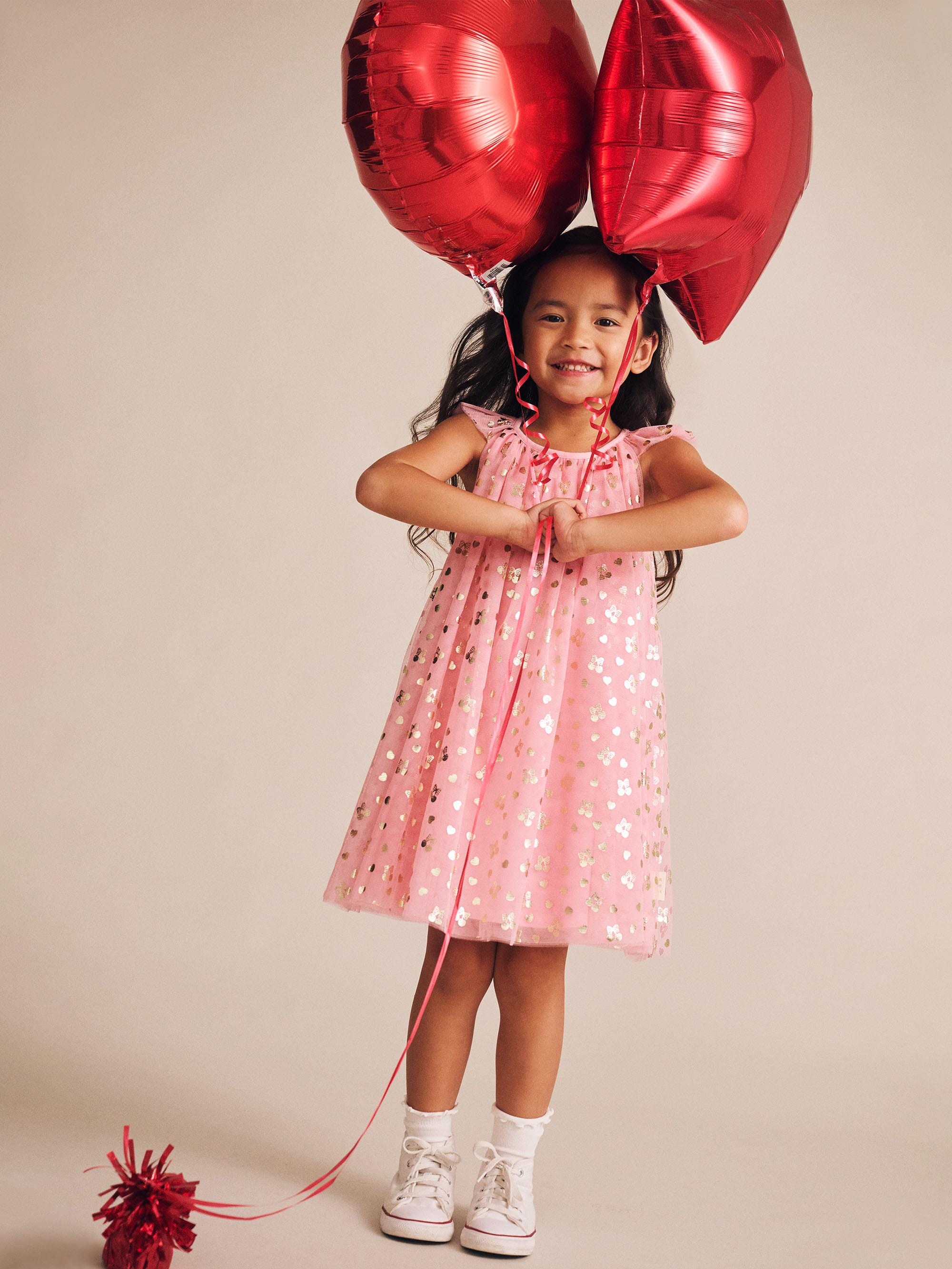 Golden Cherries Princess Tulle Dress DRESS Huxbaby