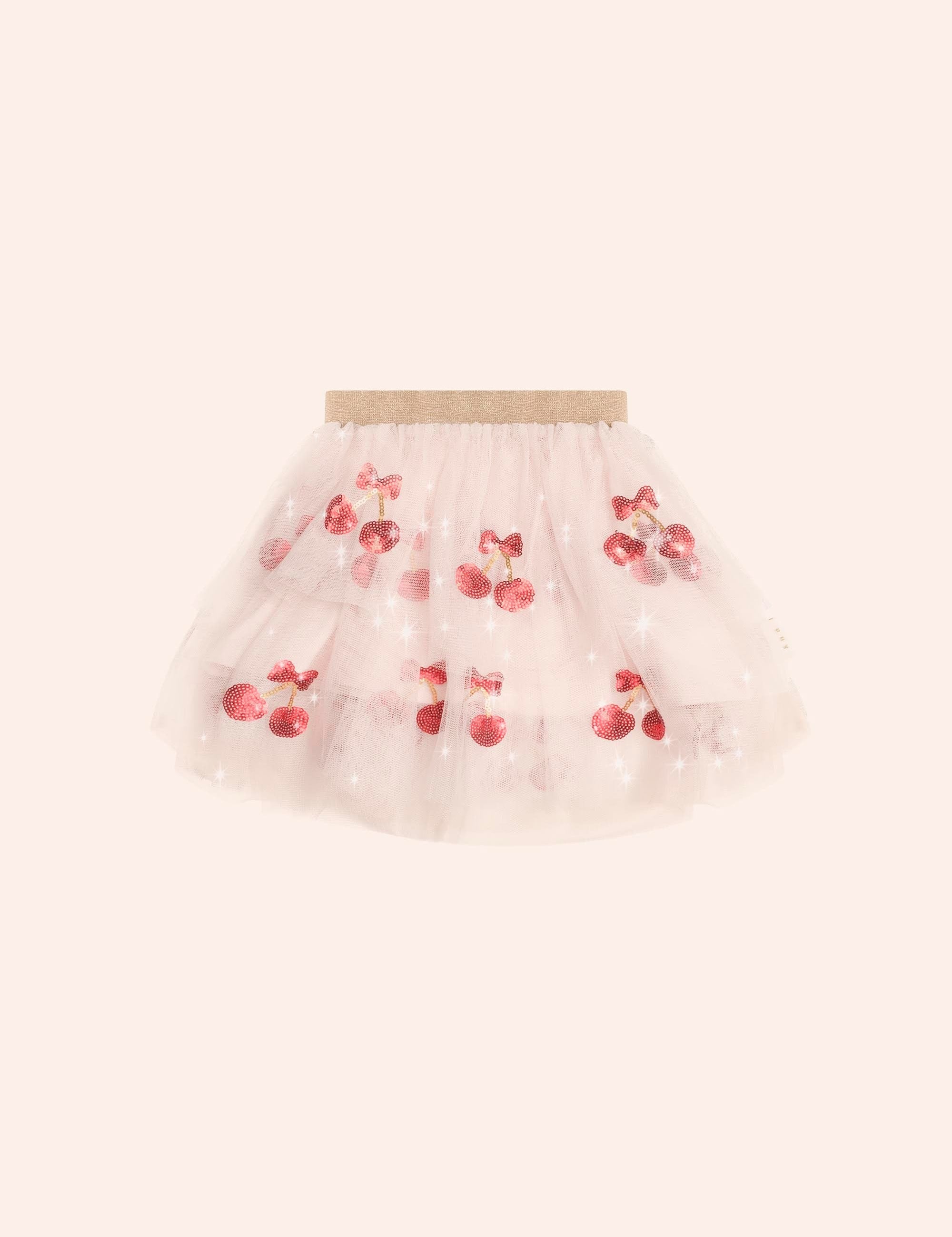 Sequin Cherry Pie Tulle Skirt SKIRT Huxbaby