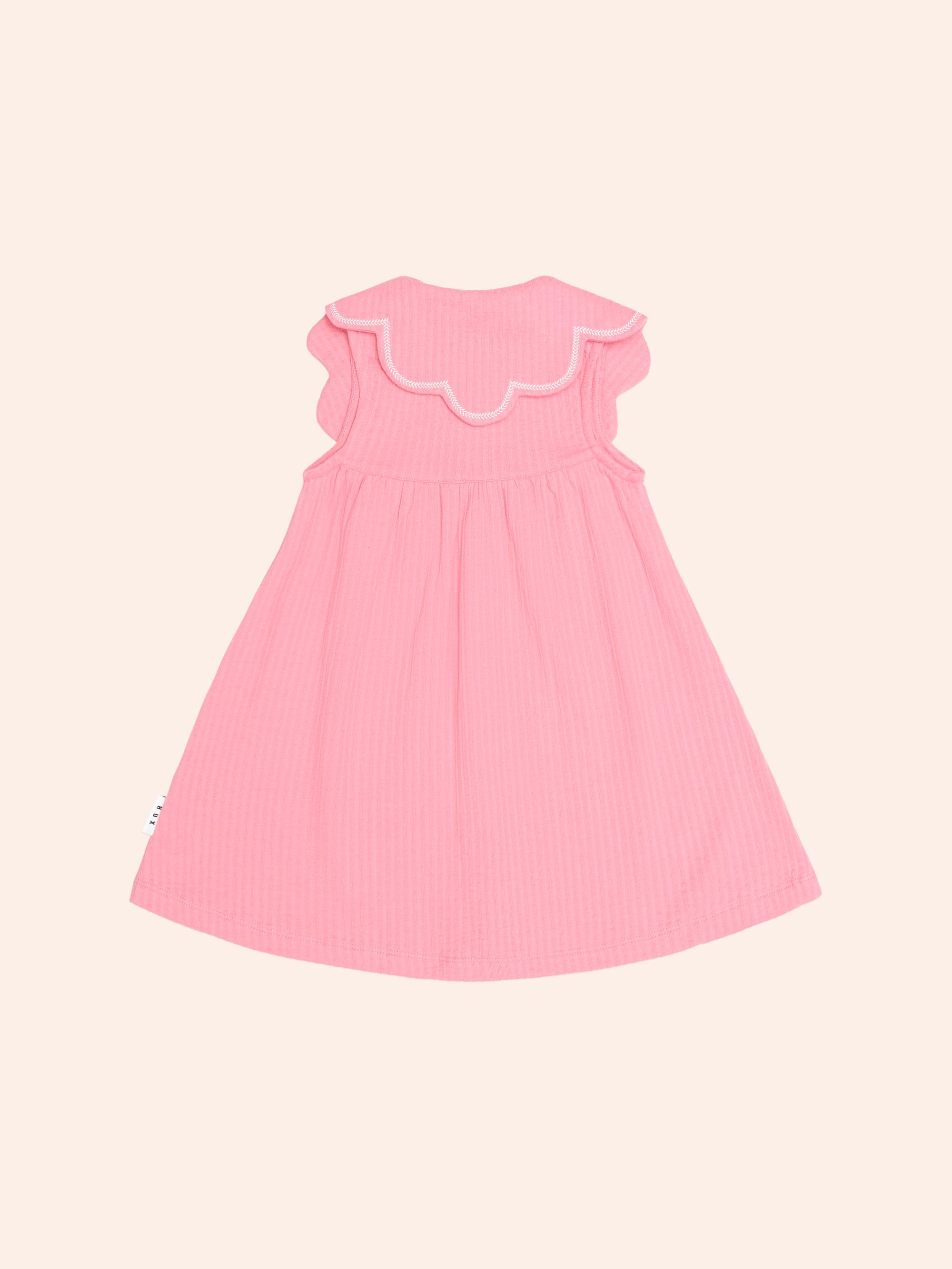 Cherry Emb Collar Dress DRESS Huxbaby Shopify
