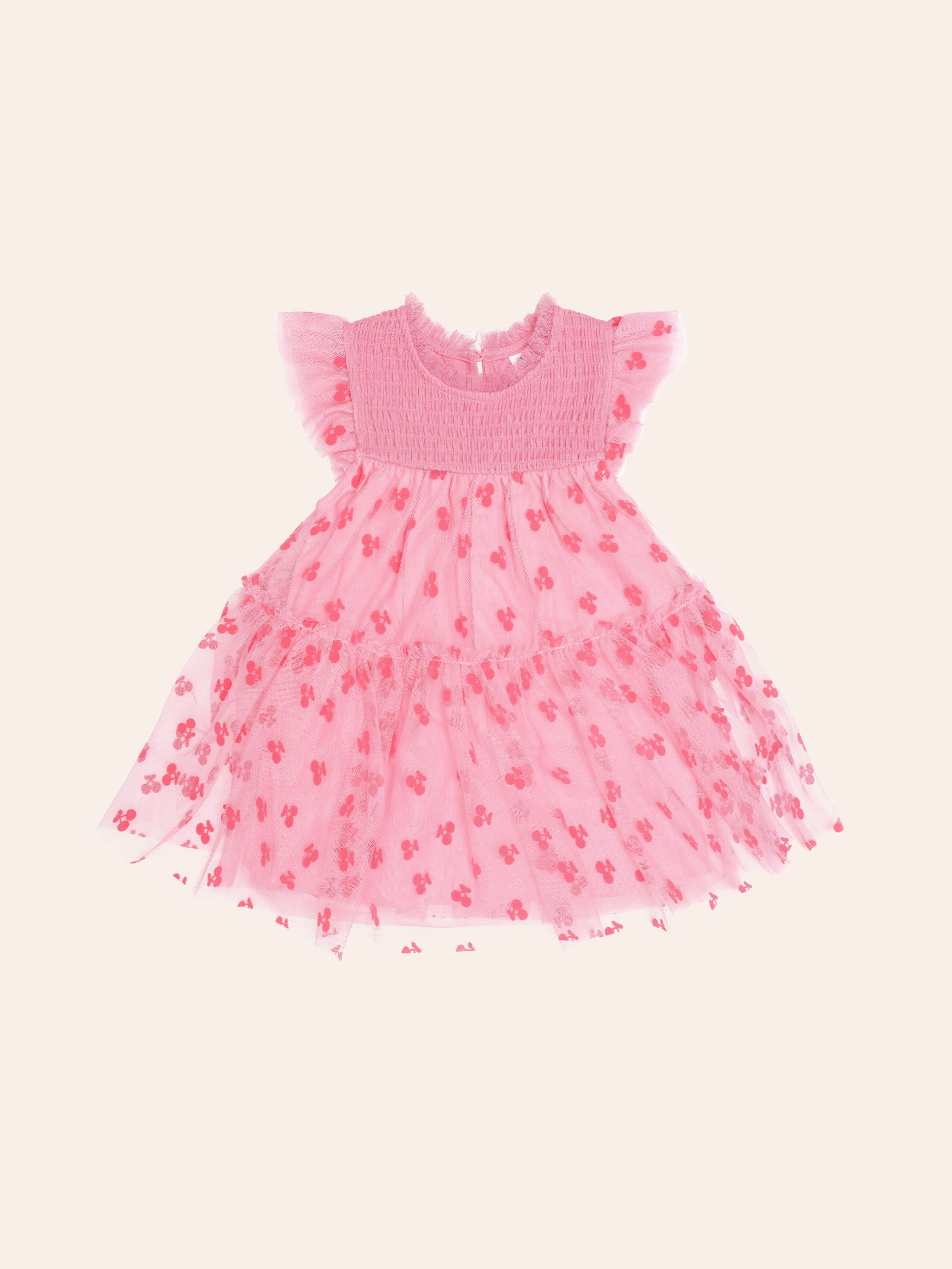 Tropical Glitter Fruit Tulle Dress DRESS Huxbaby Shopify