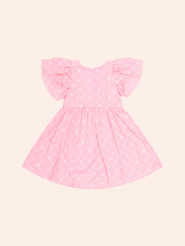 Floral Broderie Dress DRESS Huxbaby Shopify
