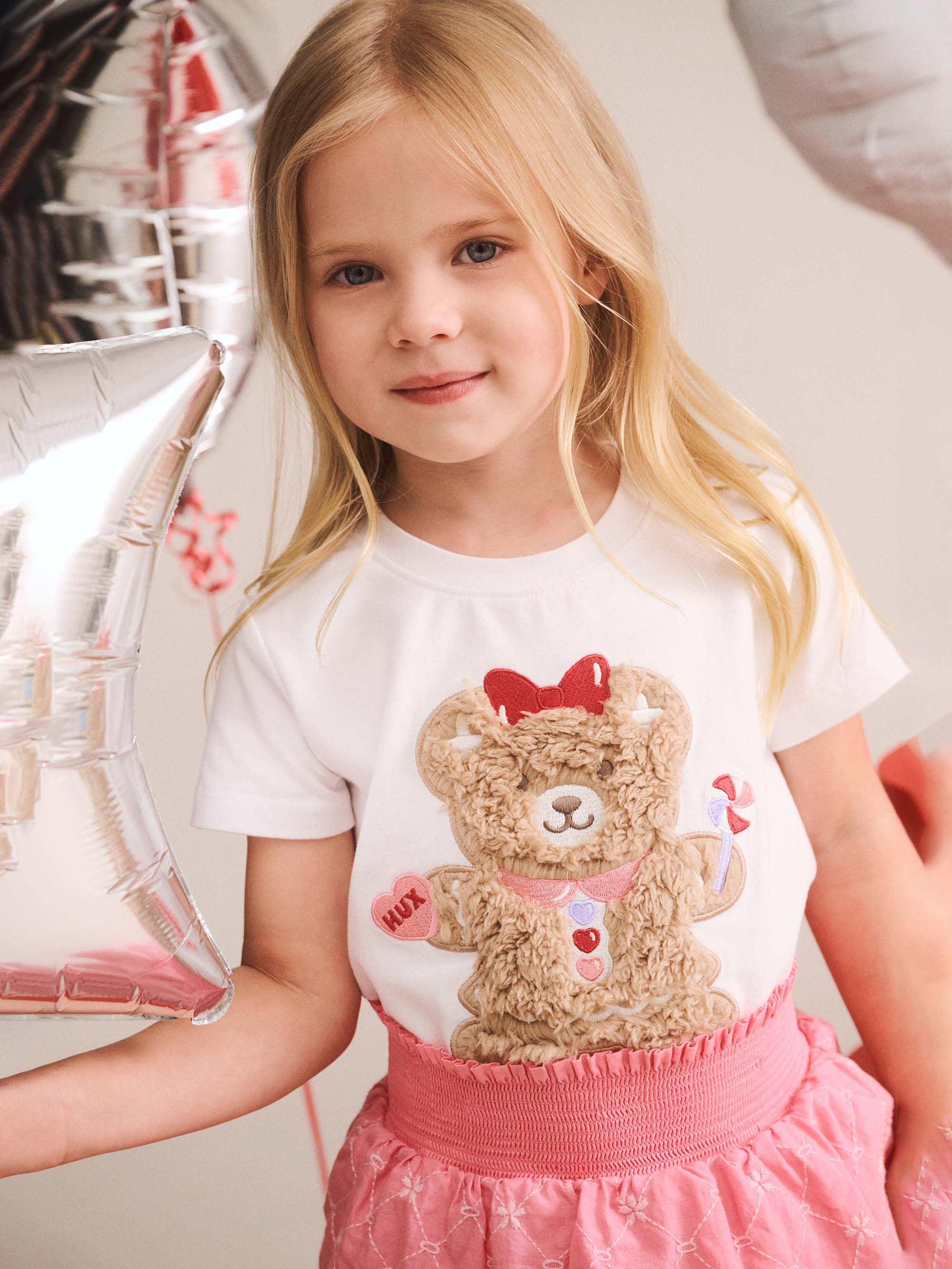 Floral Broderie Tiered Skirt SKIRT Huxbaby Shopify
