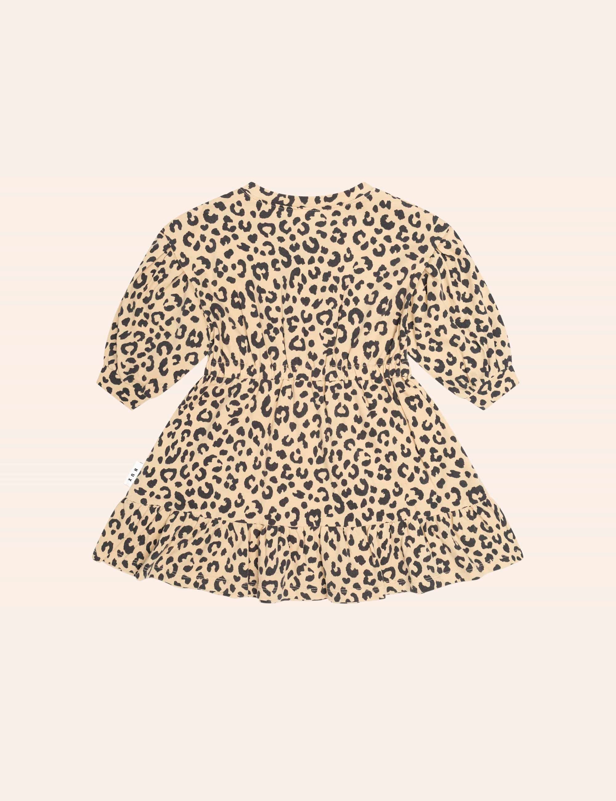 Leopard Dolman Sleeve Swing Dress DRESS Huxbaby Shopify