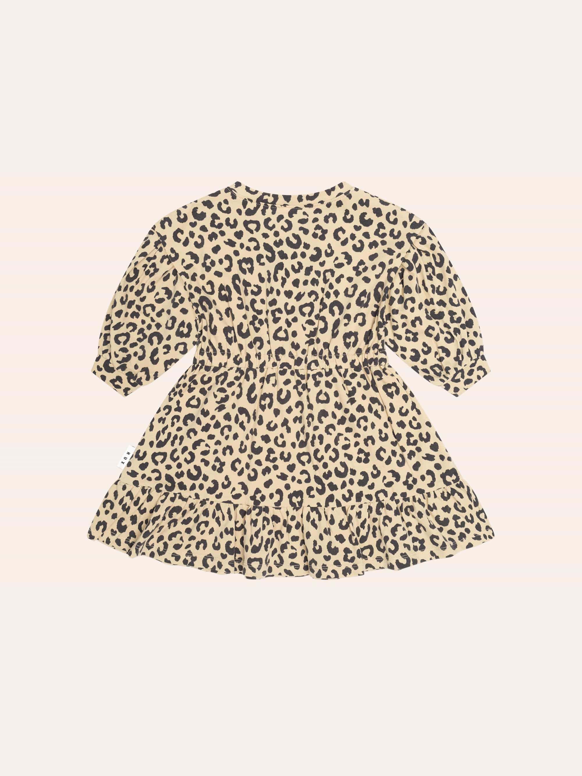 Leopard Dolman Sleeve Swing Dress DRESS Huxbaby Shopify