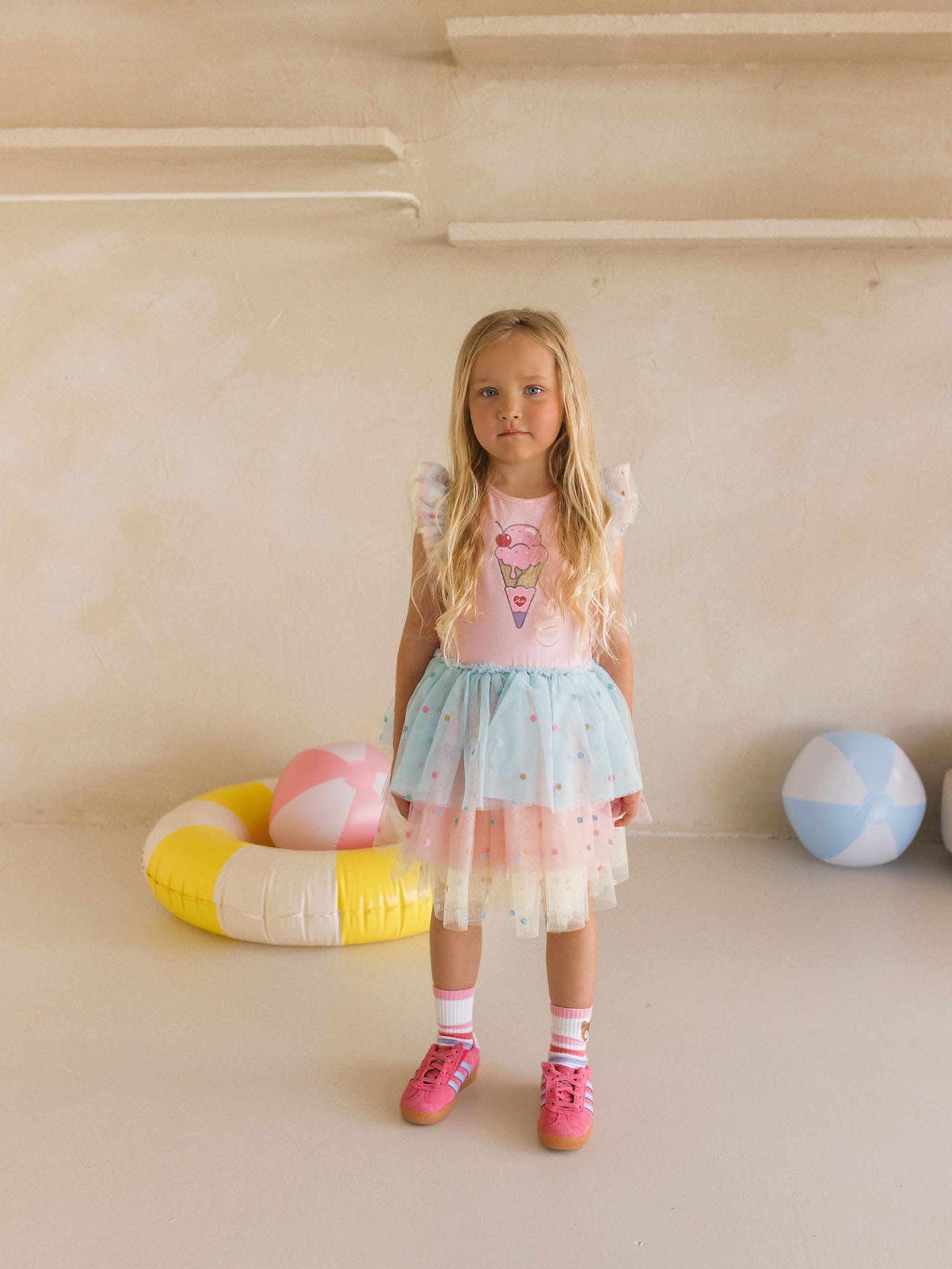 You-Scream-For-Ice Cream Tulle Dress DRESS Huxbaby Shopify