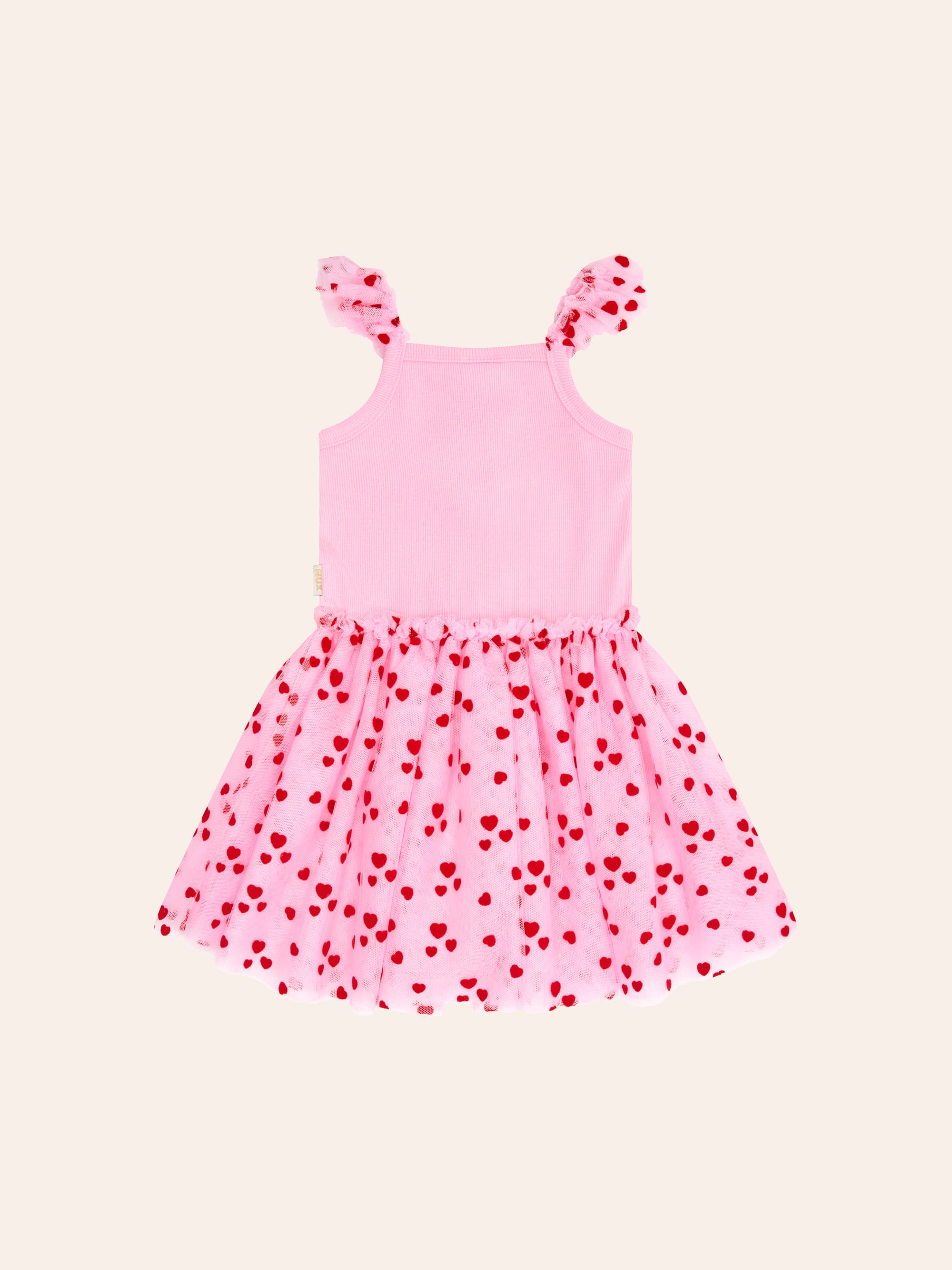 Icing-On-The-Cupcake Flocked Tulle Dress DRESS Huxbaby Shopify