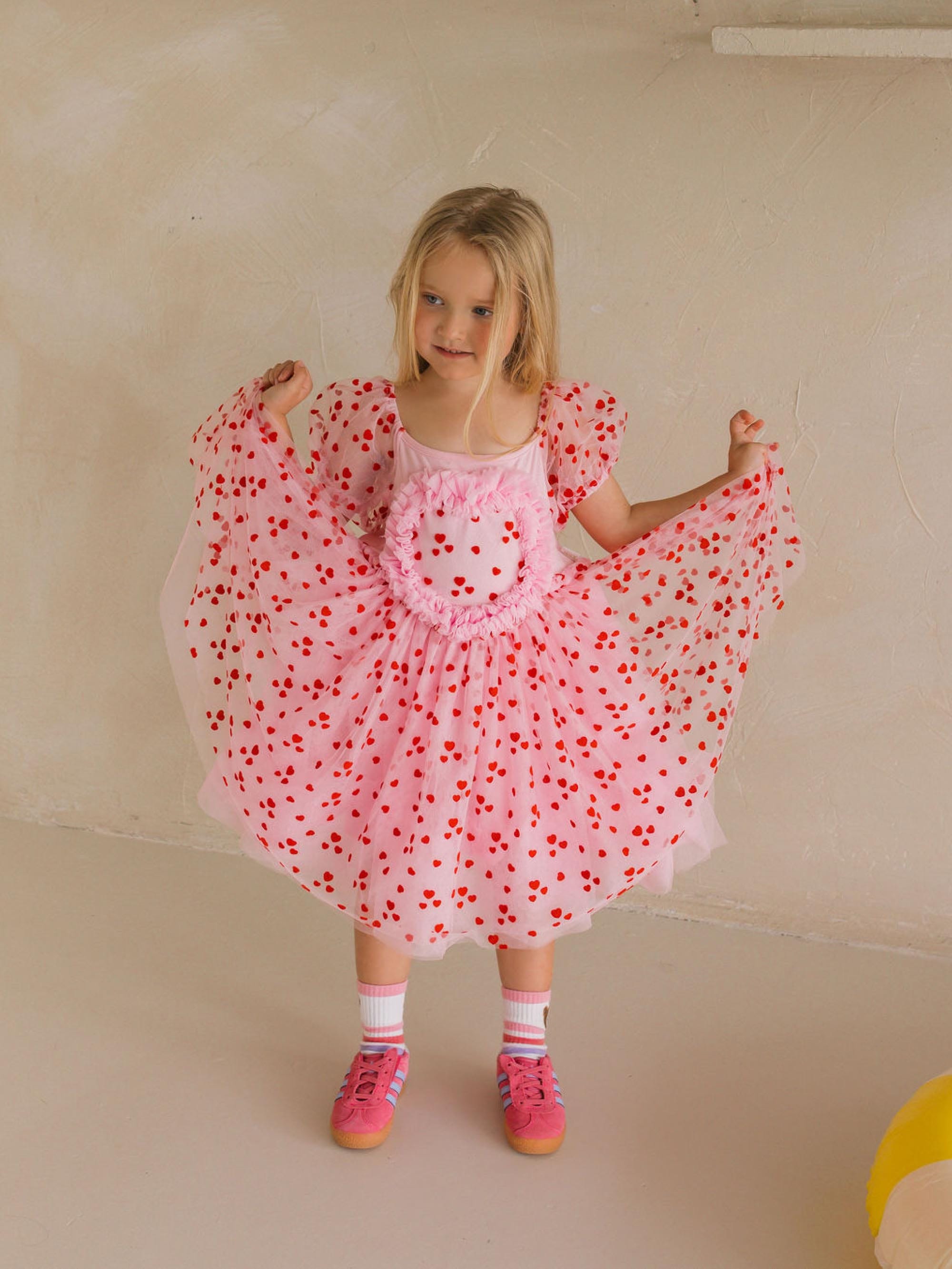 I Heart You Tulle Dress DRESS Huxbaby Shopify