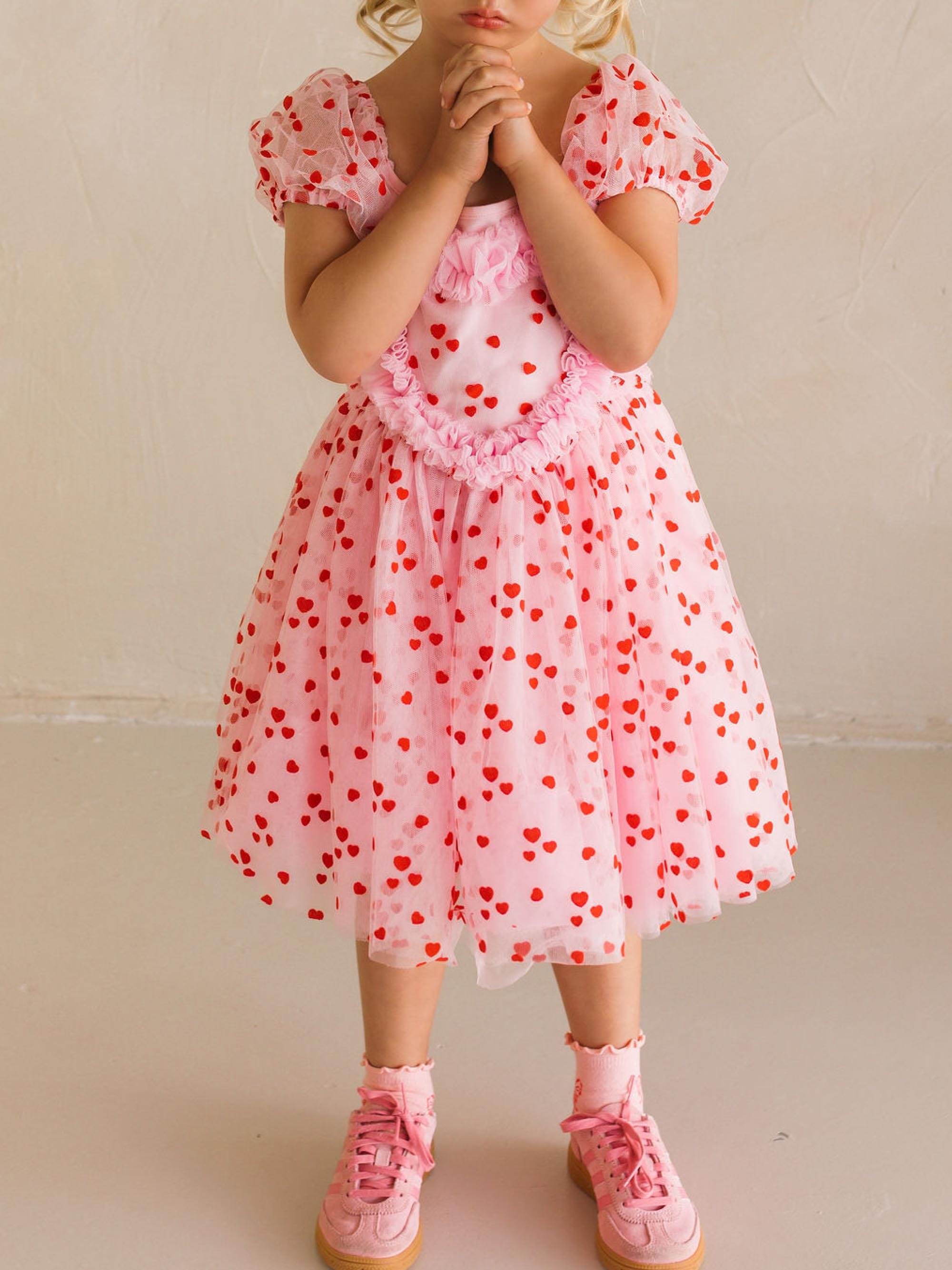 I Heart You Tulle Dress DRESS Huxbaby Shopify