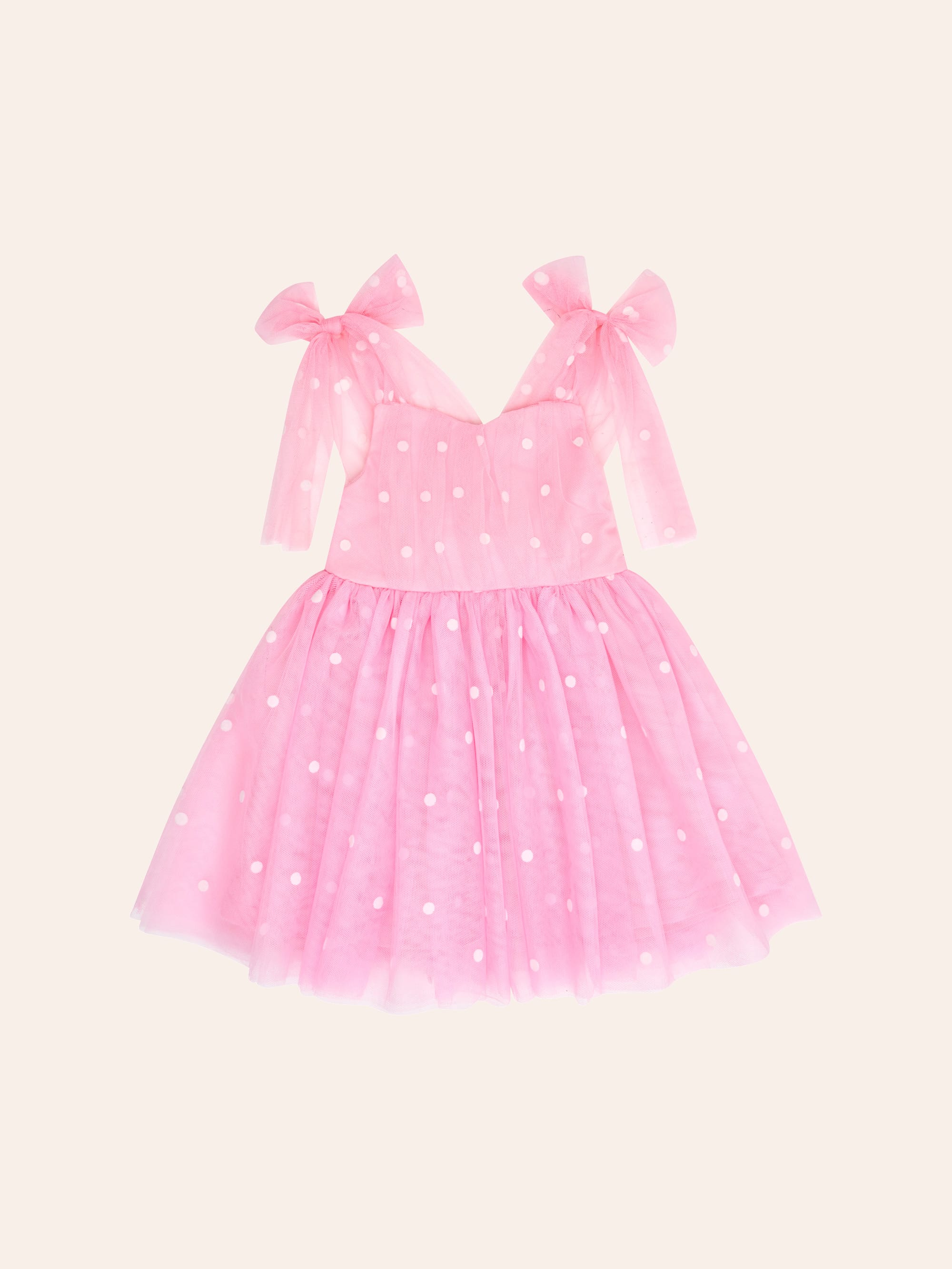 Foil Polka Dot Sweetheart Tulle Dress DRESS Huxbaby Shopify