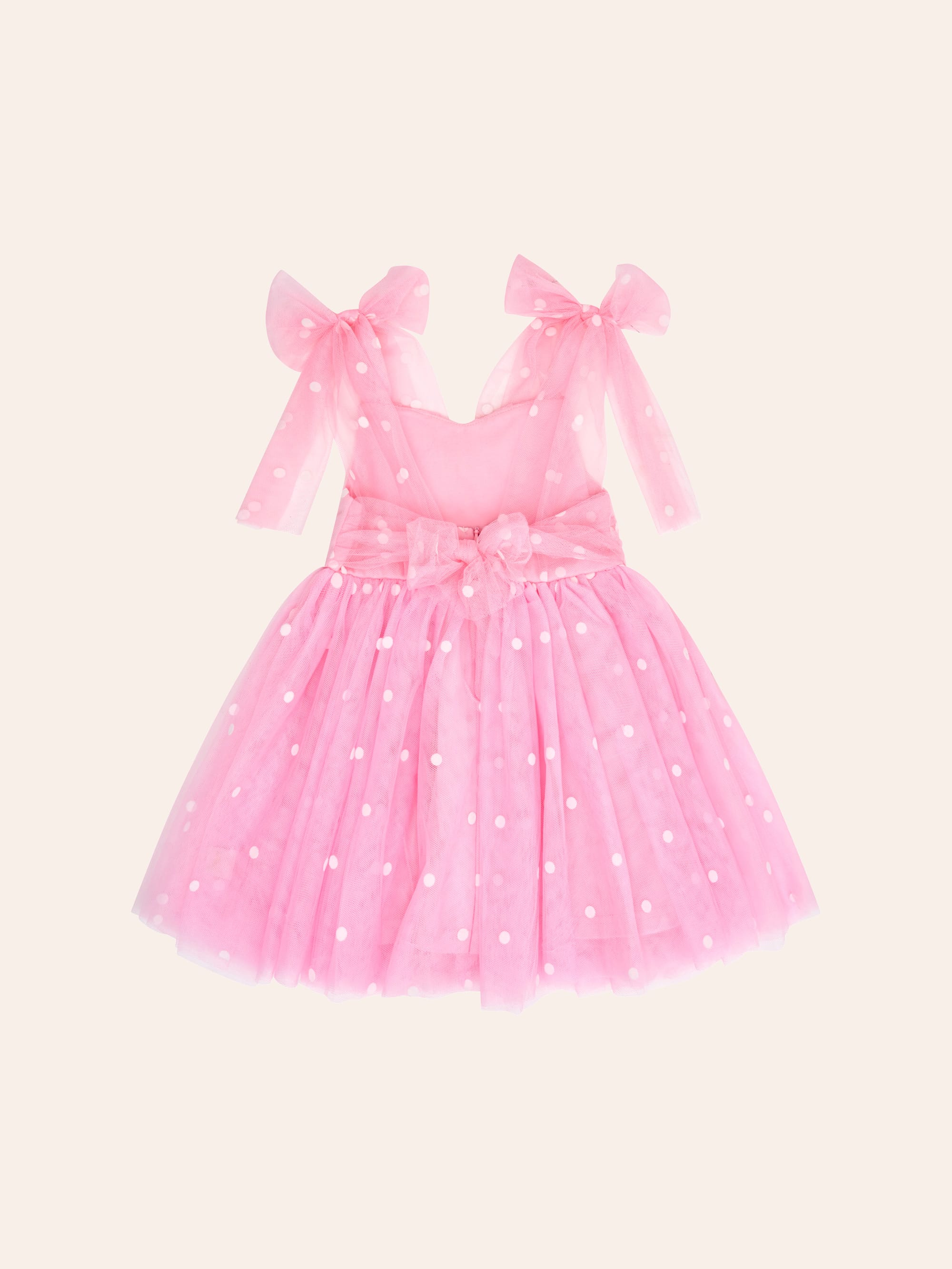 Foil Polka Dot Sweetheart Tulle Dress DRESS Huxbaby Shopify