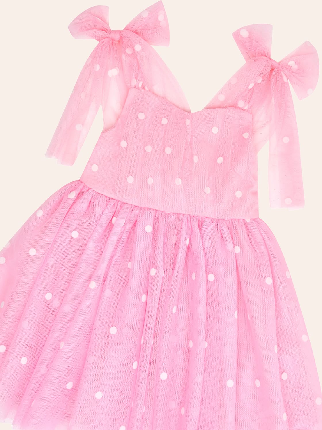 Foil Polka Dot Sweetheart Tulle Dress DRESS Huxbaby Shopify