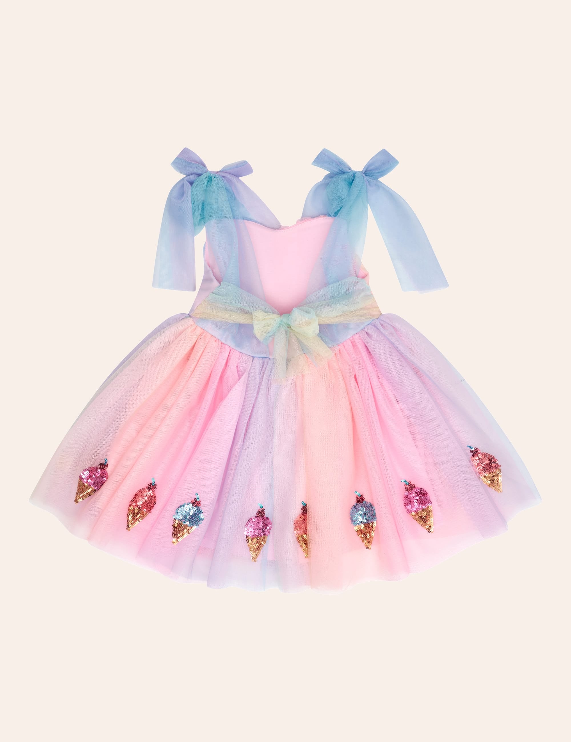 You-Scream-For-Ice Cream Sequin Tulle Dress DRESS Huxbaby Shopify