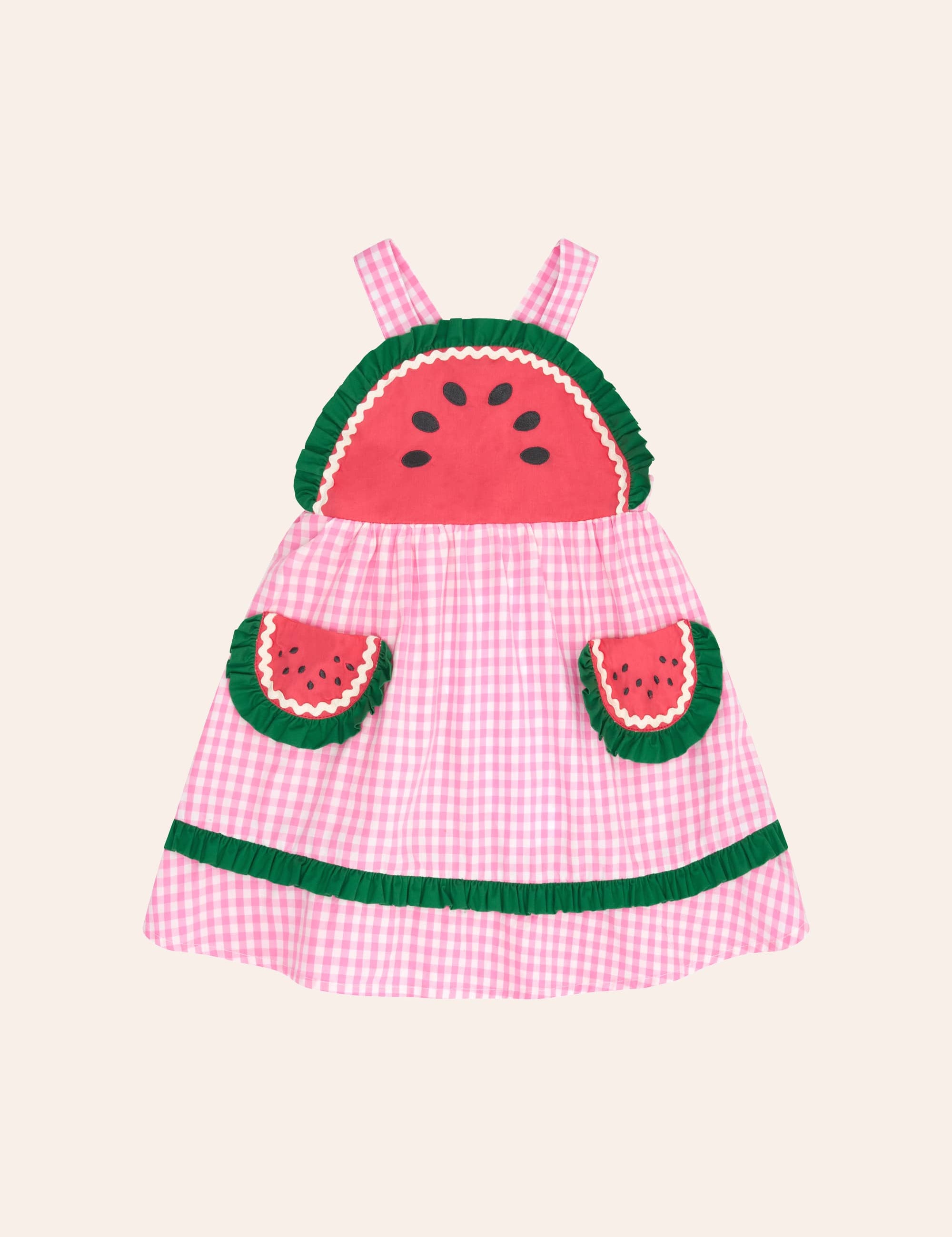 One-In-A-Melon Check Dress DRESS Huxbaby Shopify
