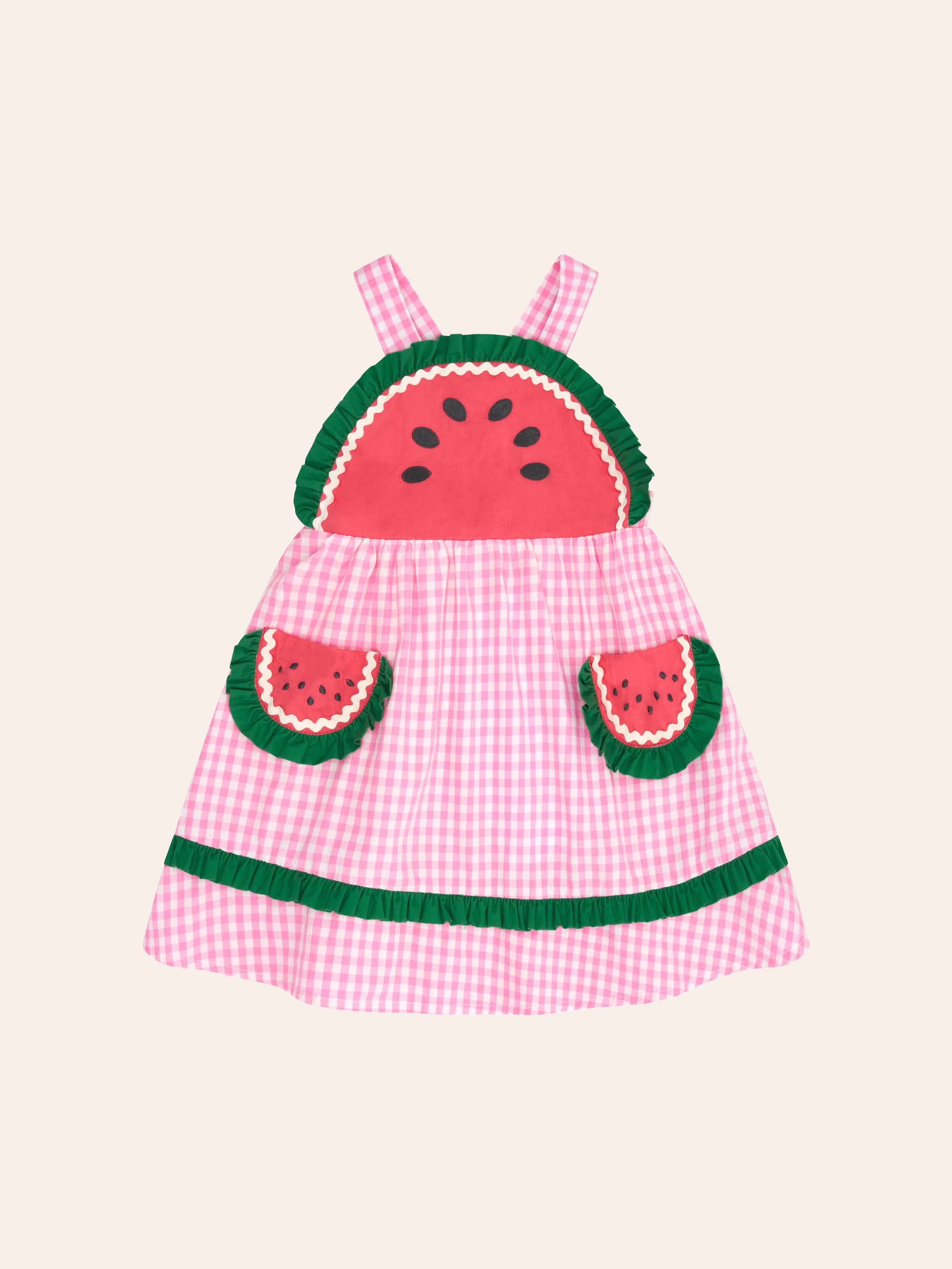 One-In-A-Melon Check Dress DRESS Huxbaby Shopify