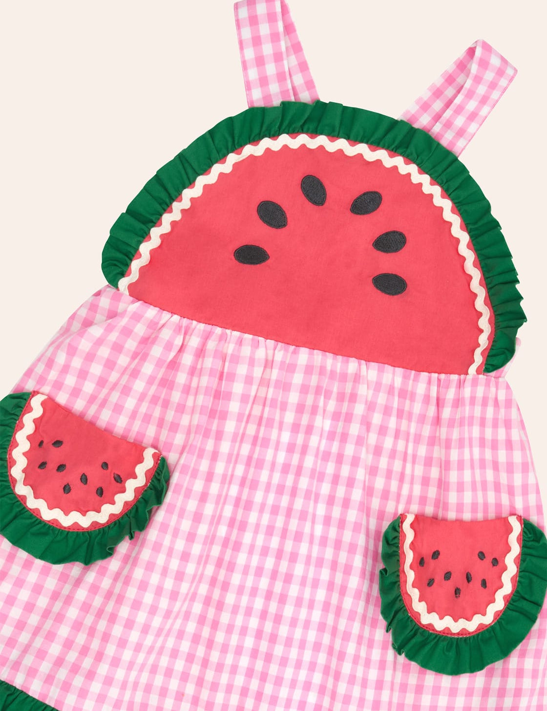 One-In-A-Melon Check Dress DRESS Huxbaby Shopify