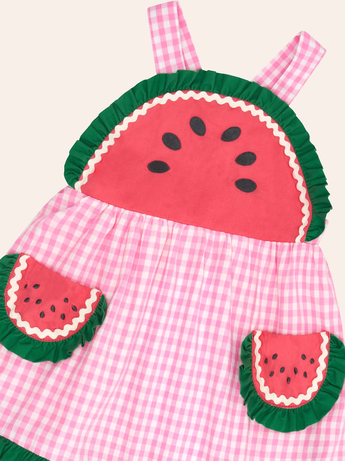 One-In-A-Melon Check Dress DRESS Huxbaby Shopify