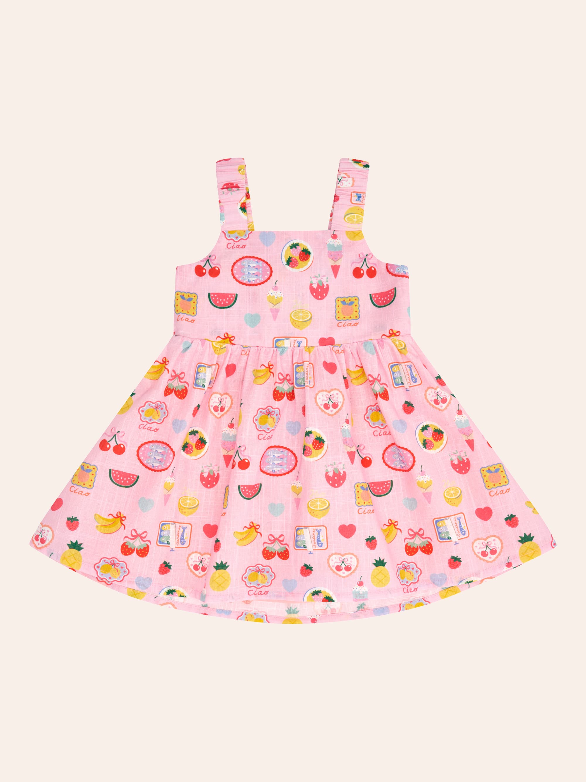 Beach Club Paradise Tie Dress DRESS Huxbaby Shopify